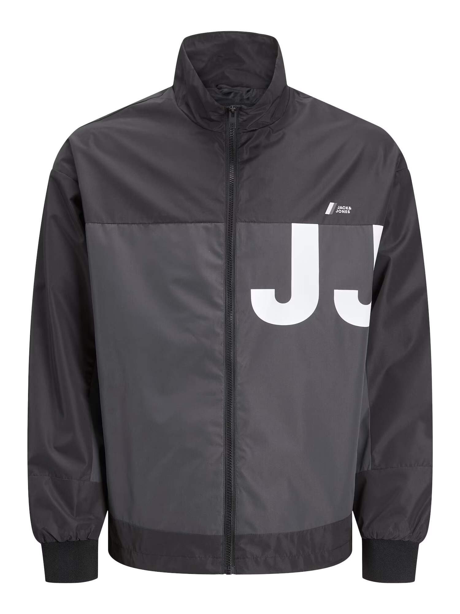 JACK & JONES Prehodna jakna 'Conrad' temno siva / črna / bela - Pepit.si