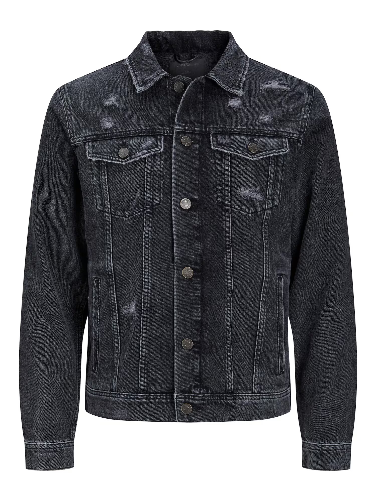 JACK & JONES Prehodna jakna črn denim - Pepit.si