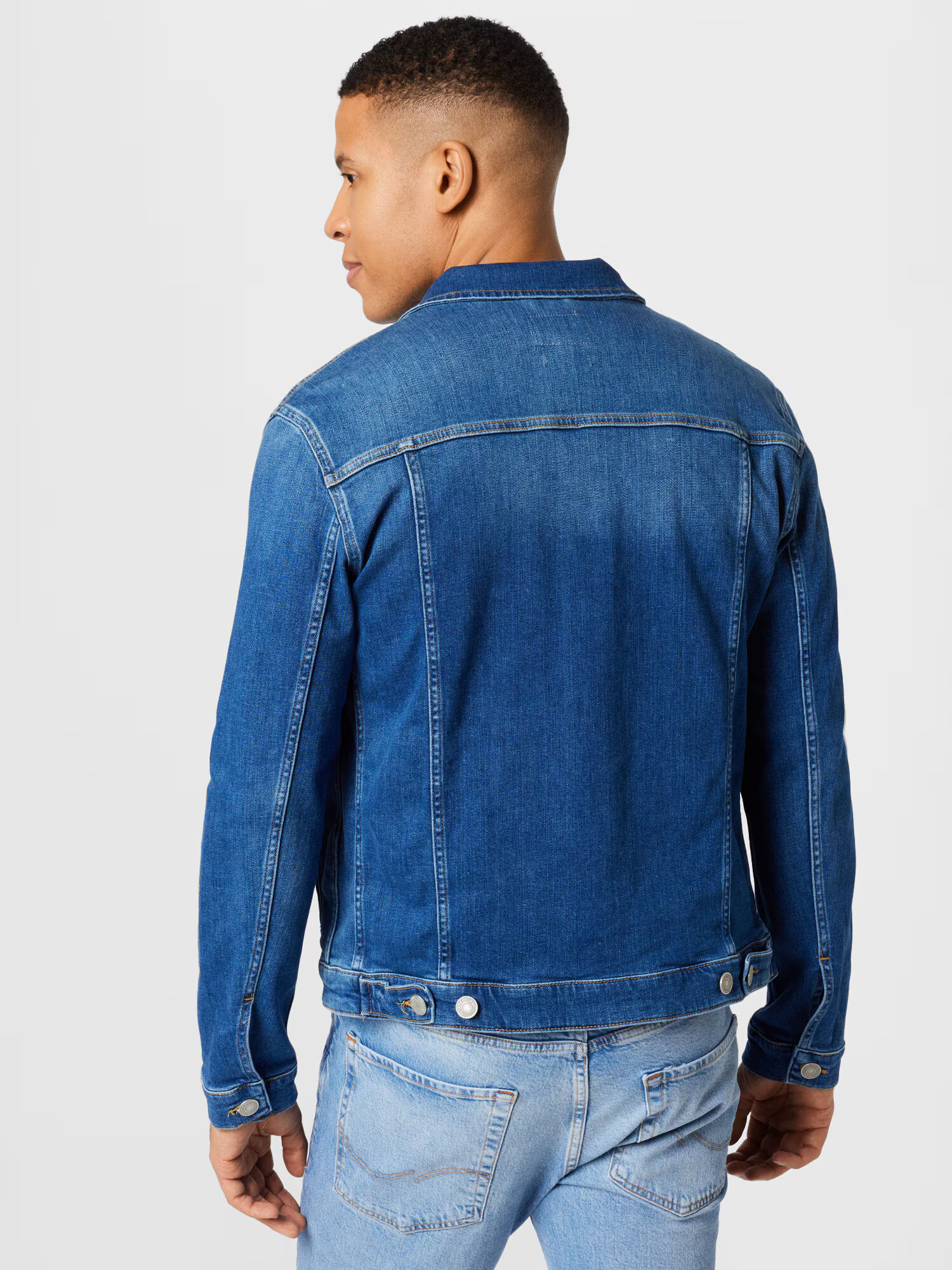 JACK & JONES Prehodna jakna 'Ialvin' moder denim - Pepit.si