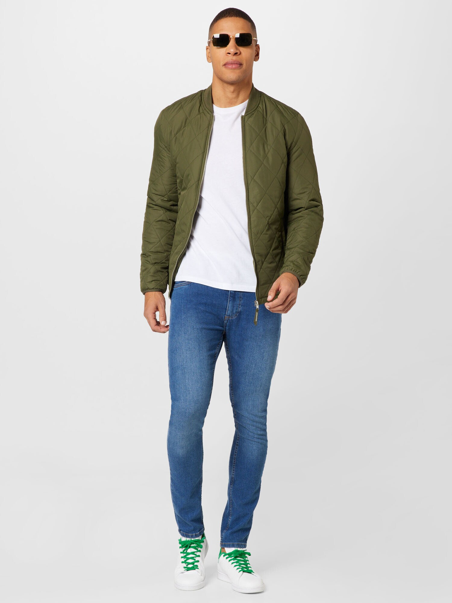 JACK & JONES Prehodna jakna 'Keen' oliva - Pepit.si