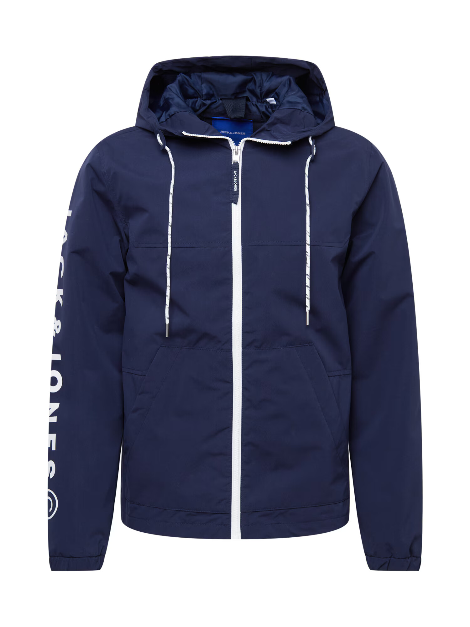 JACK & JONES Prehodna jakna 'LUKE' temno modra / bela - Pepit.si