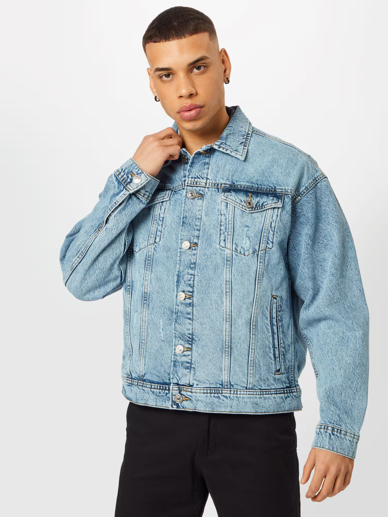 JACK & JONES Prehodna jakna moder denim - Pepit.si