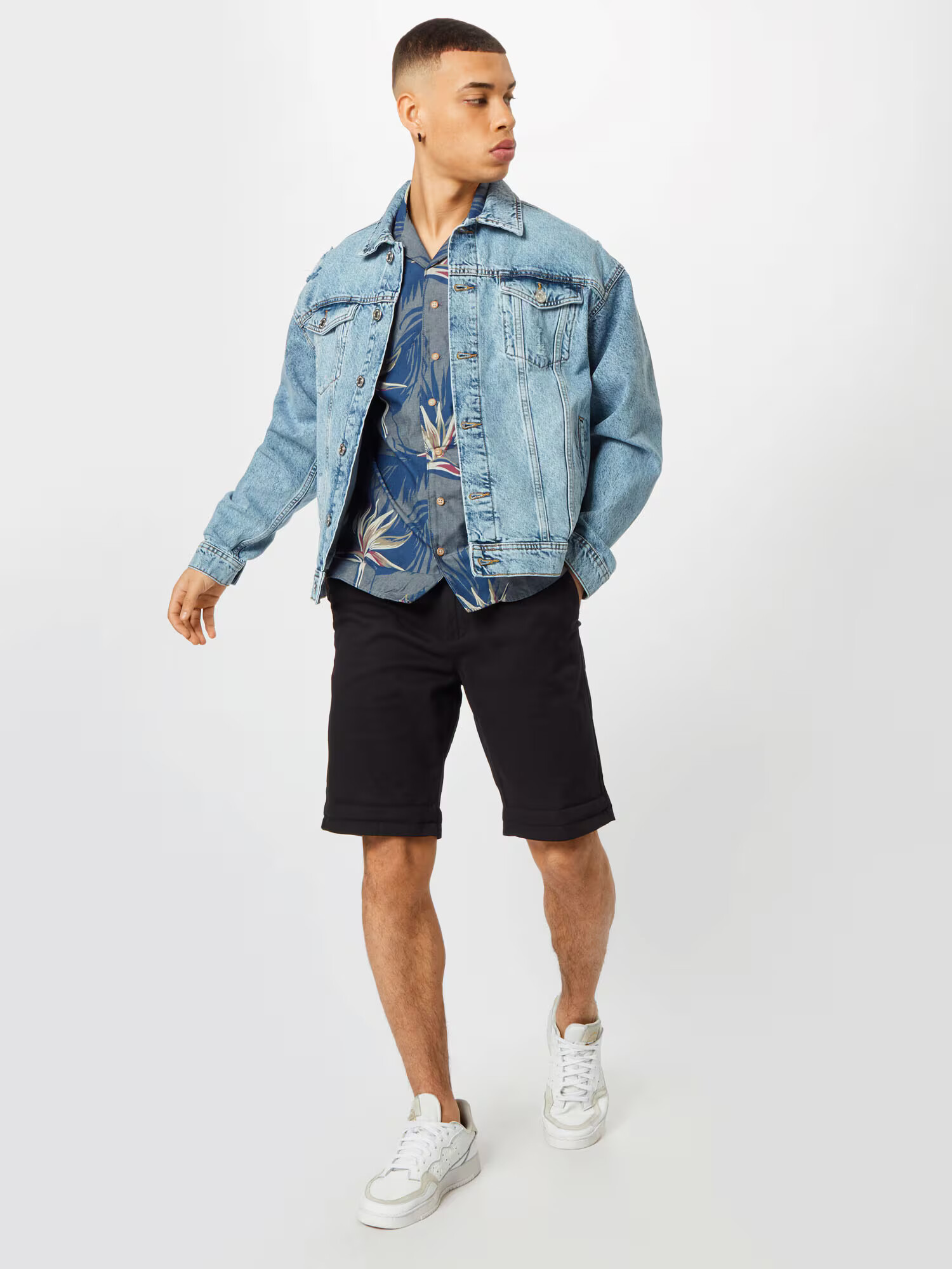 JACK & JONES Prehodna jakna moder denim - Pepit.si