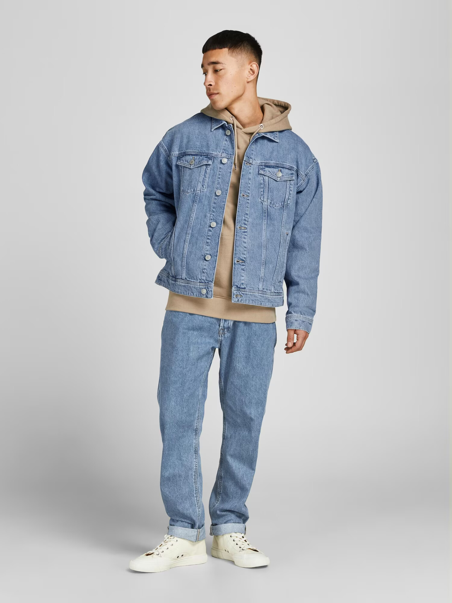 JACK & JONES Prehodna jakna moder denim - Pepit.si