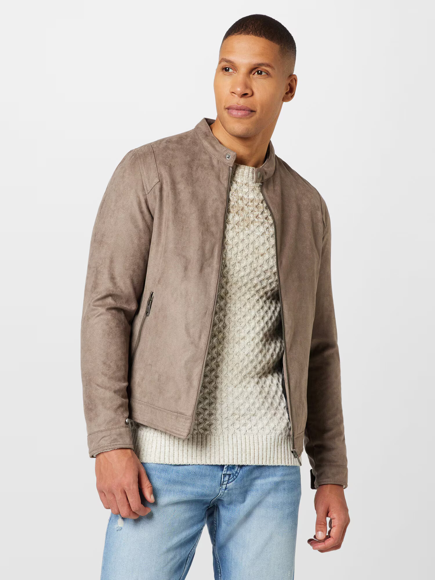 JACK & JONES Prehodna jakna 'Rocky ' temno siva - Pepit.si