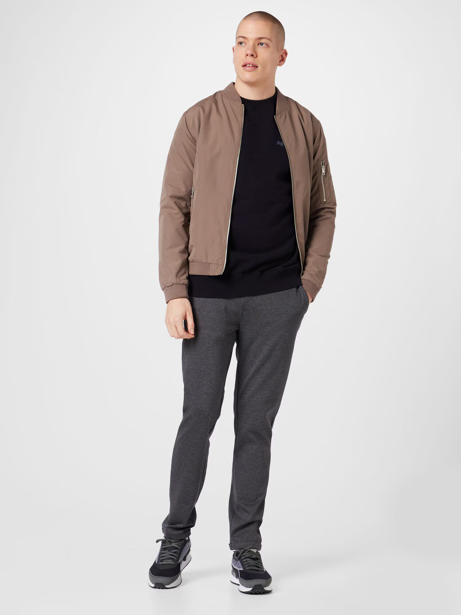 JACK & JONES Prehodna jakna 'Rush' temno siva - Pepit.si