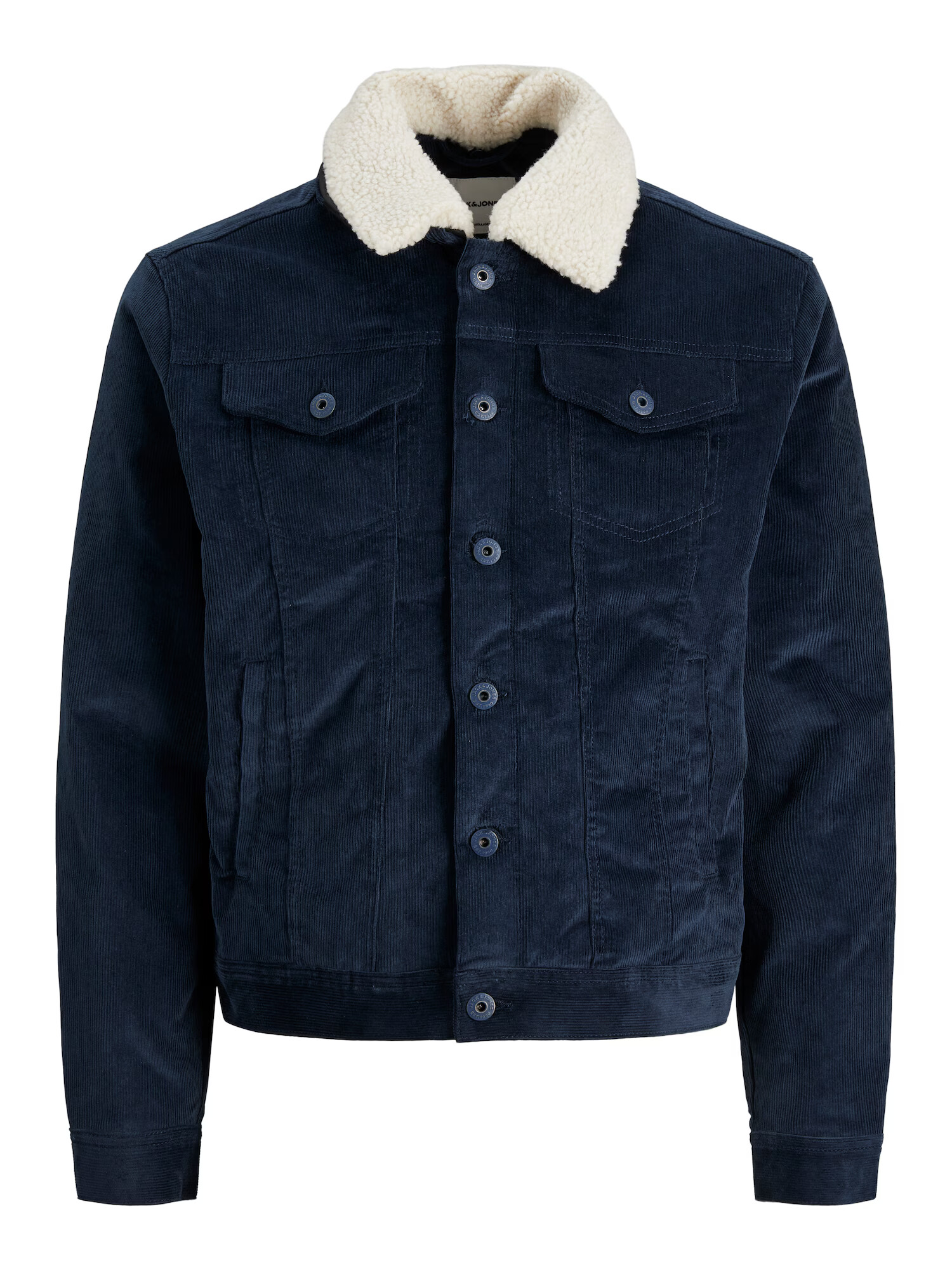 JACK & JONES Prehodna jakna 'Stalvin' mornarska / kremna - Pepit.si