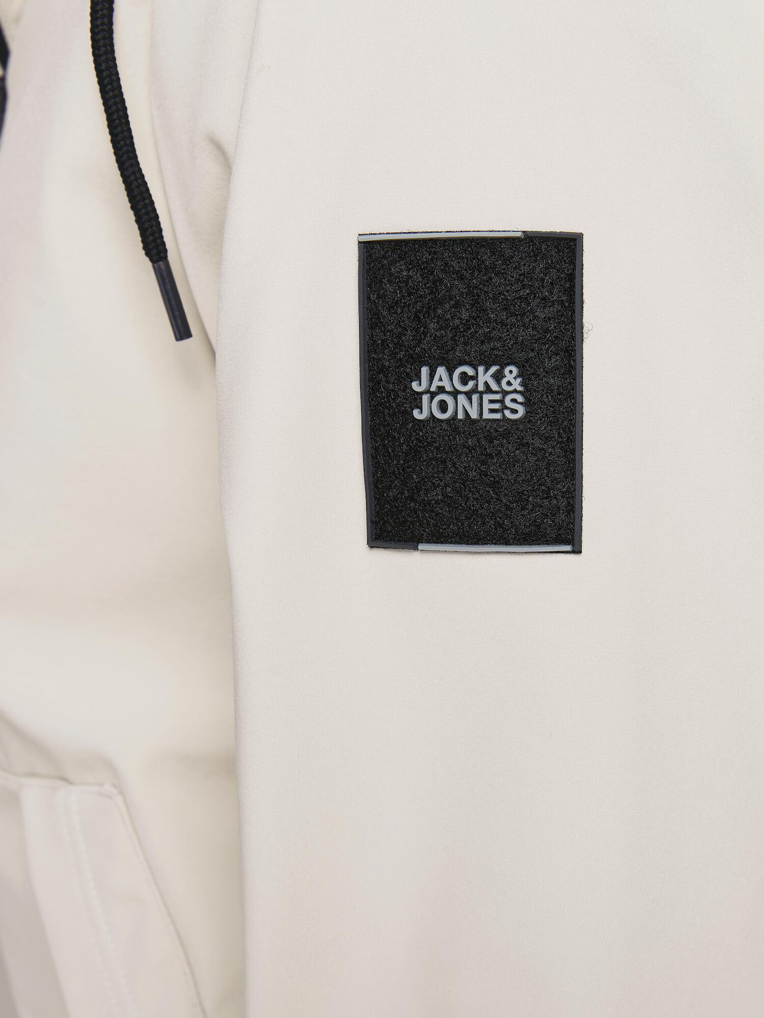 JACK & JONES Prehodna jakna svetlo siva / črna - Pepit.si