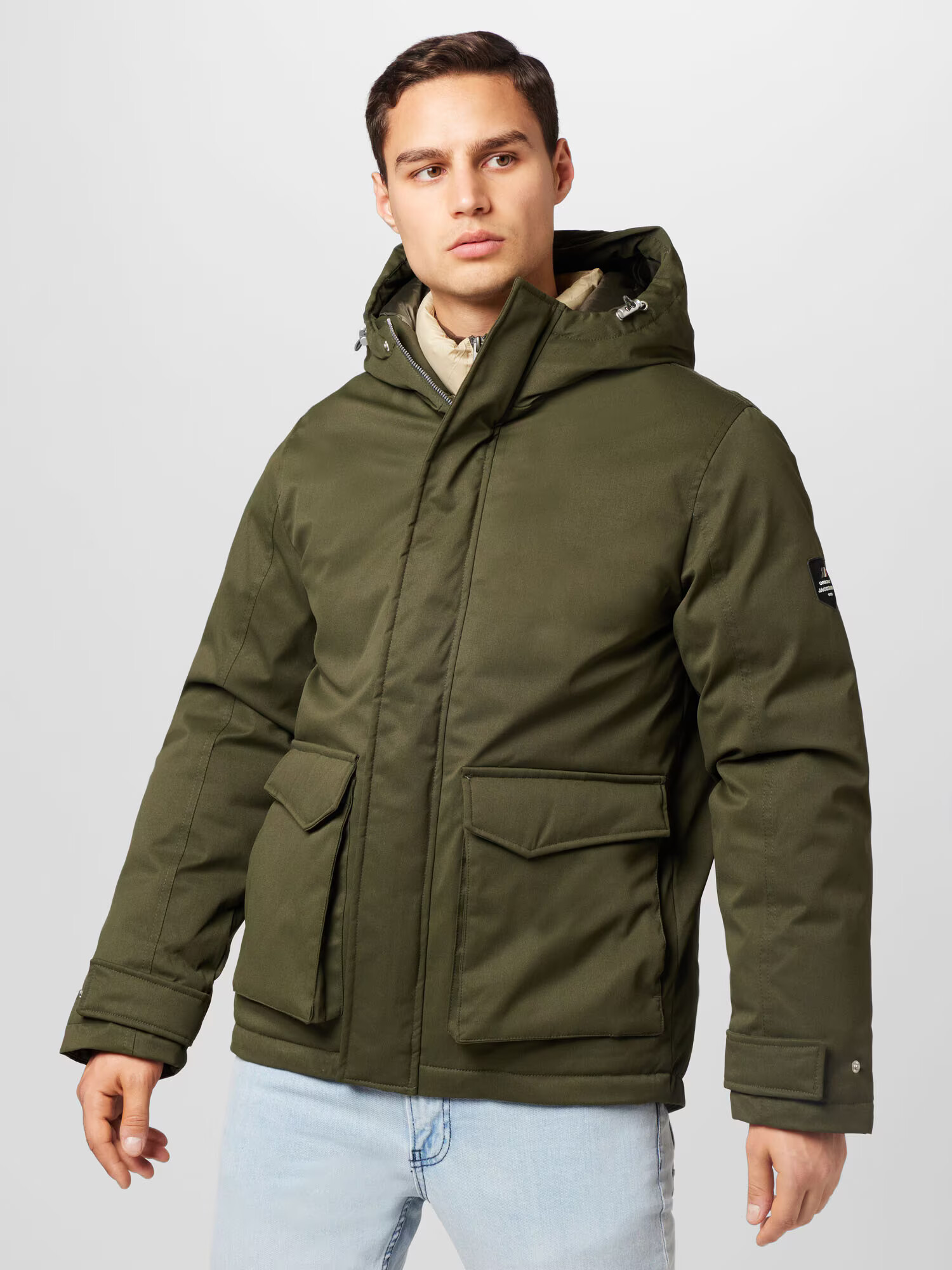 JACK & JONES Prehodna jakna 'WILLOW' temno zelena - Pepit.si