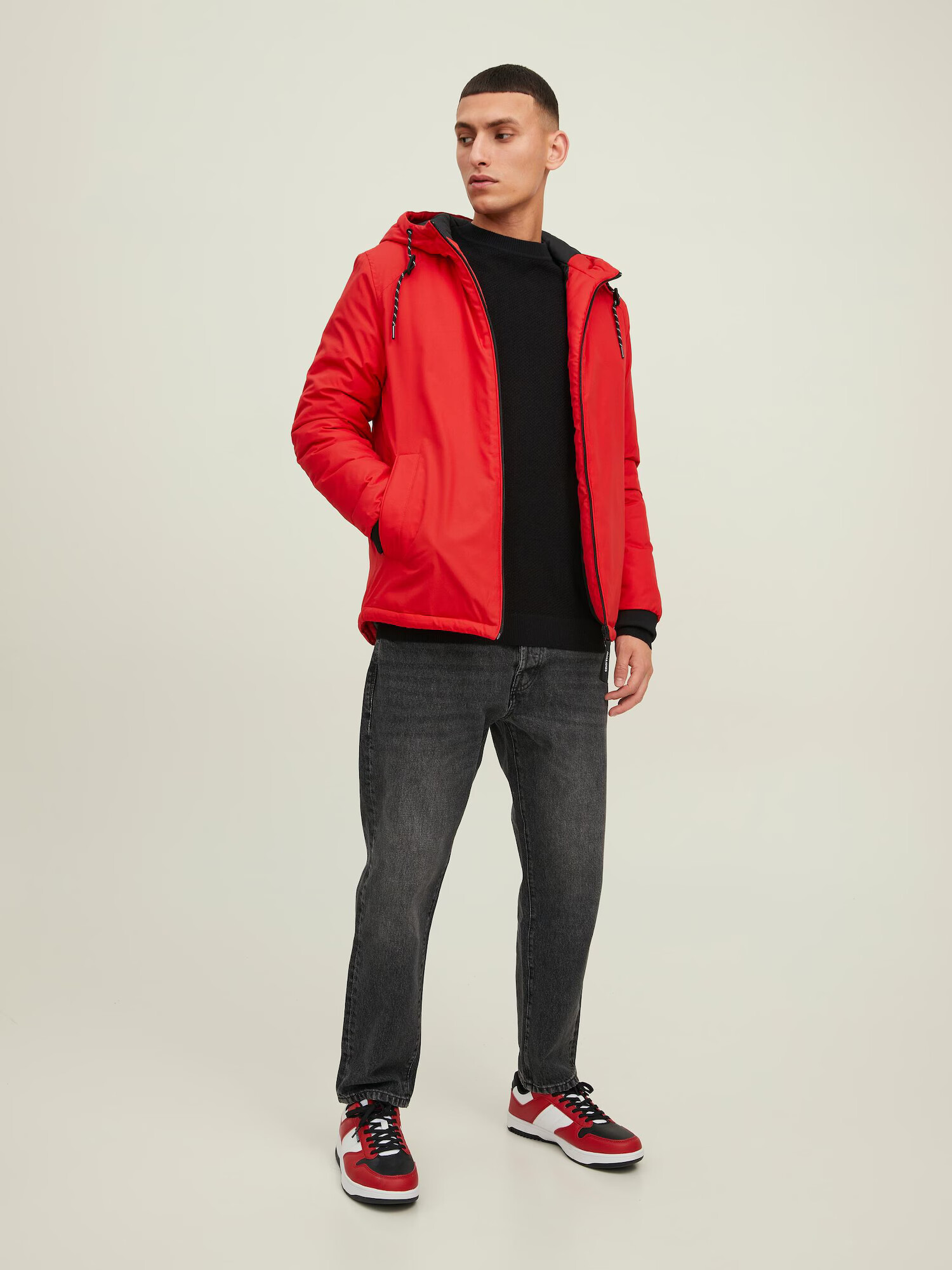 JACK & JONES Pulover 'Billy' črna - Pepit.si