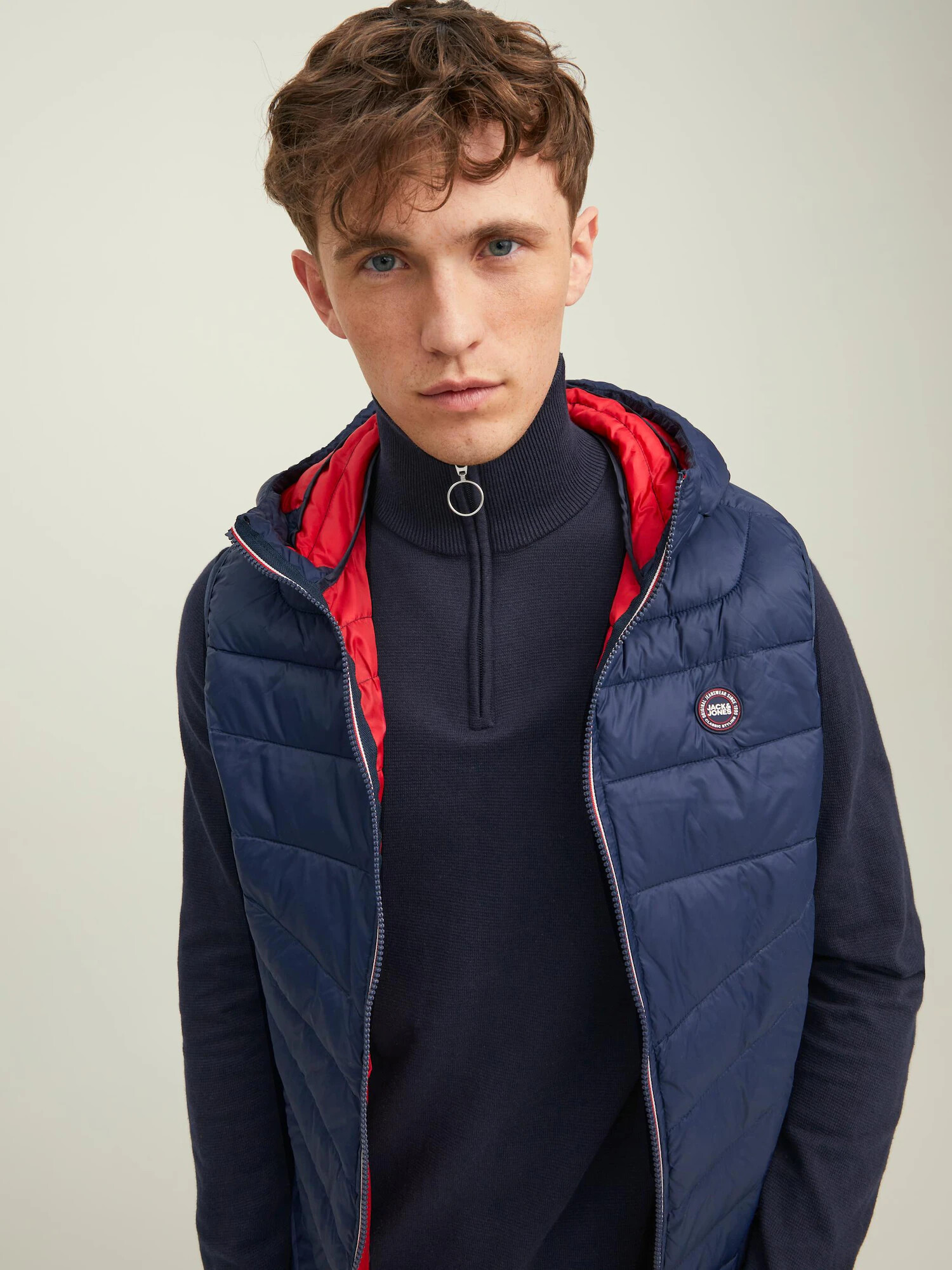 JACK & JONES Pulover 'ELI' mornarska - Pepit.si