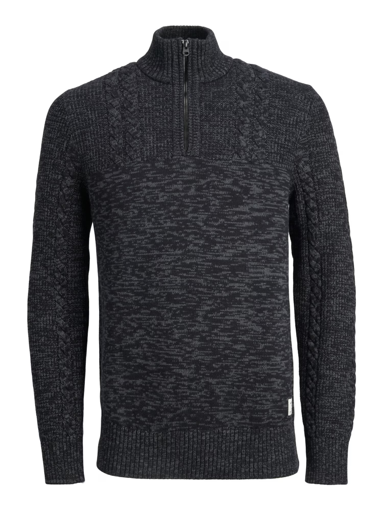 JACK & JONES Pletena jopa grafit - Pepit.si