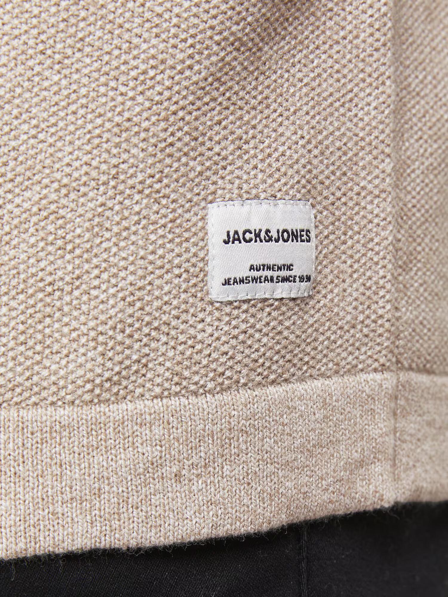 JACK & JONES Pulover 'Gustav' greige - Pepit.si