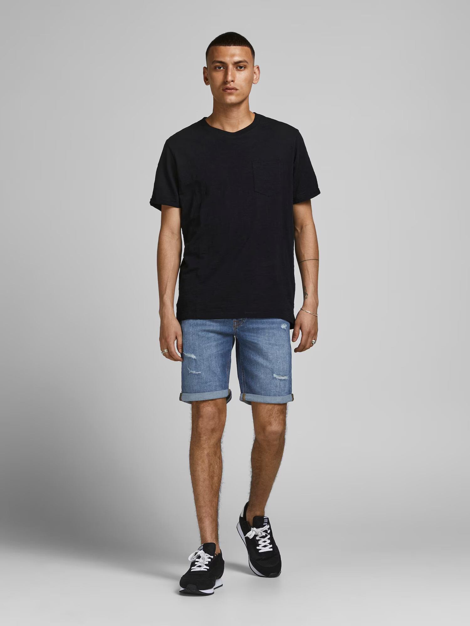 JACK & JONES Kavbojke 'Rick' moder denim - Pepit.si