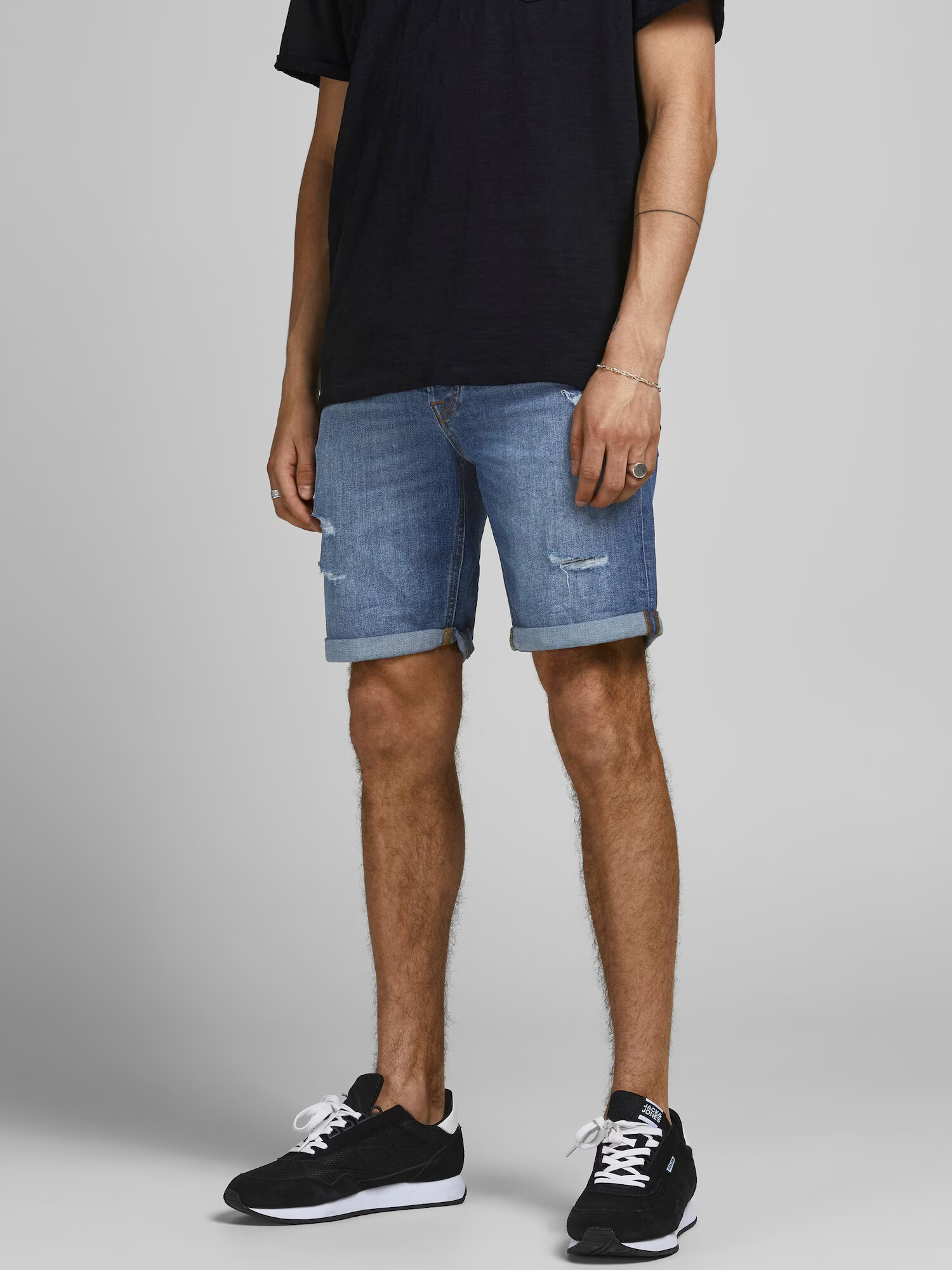 JACK & JONES Kavbojke 'Rick' moder denim - Pepit.si