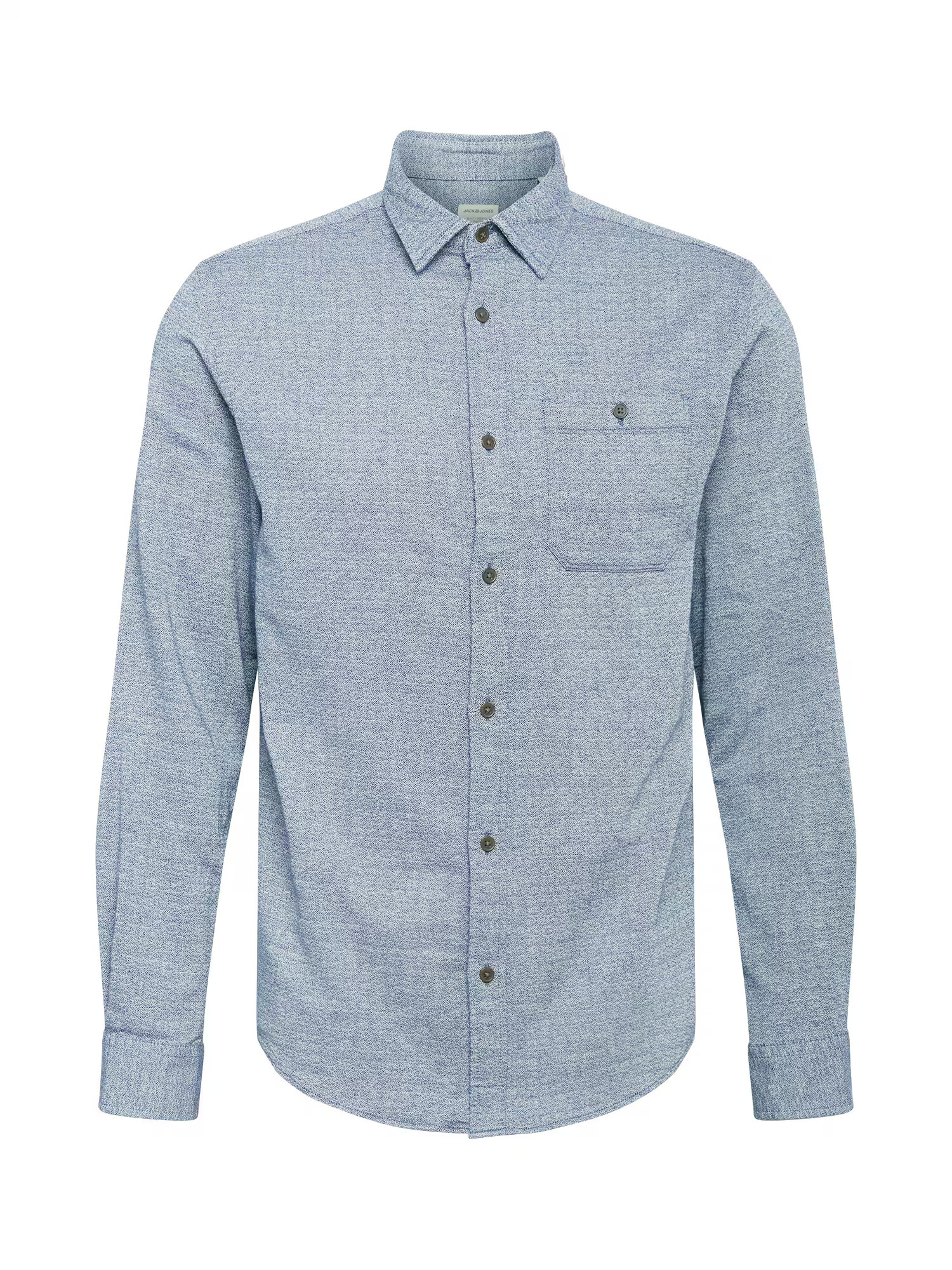 JACK & JONES Srajca 'BARRET' golobje modra / bela - Pepit.si