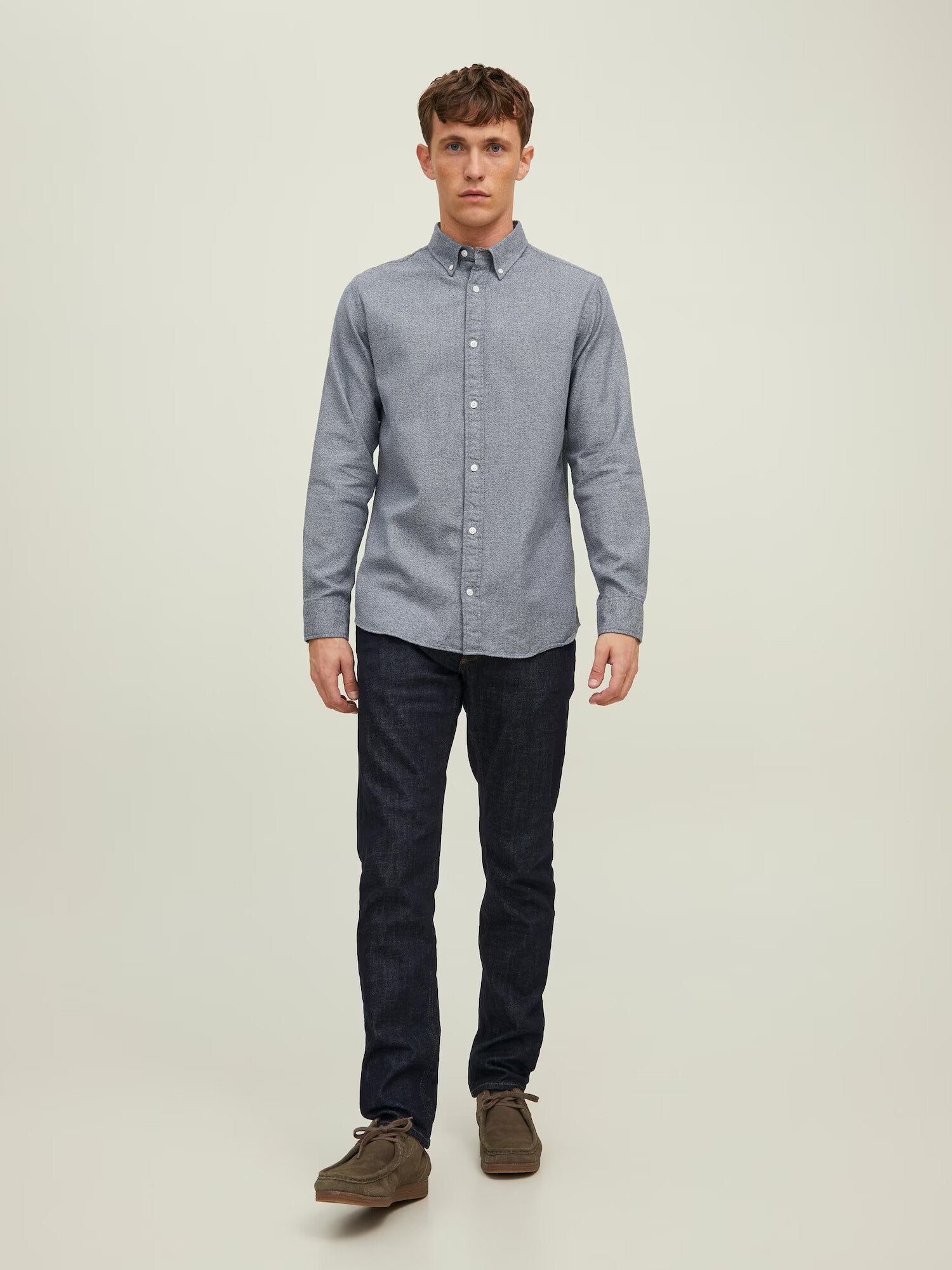 JACK & JONES Srajca 'Brook Grindle' golobje modra - Pepit.si