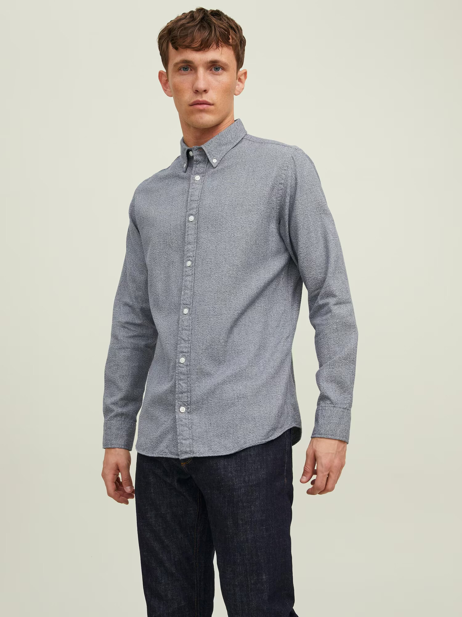 JACK & JONES Srajca 'Brook Grindle' golobje modra - Pepit.si