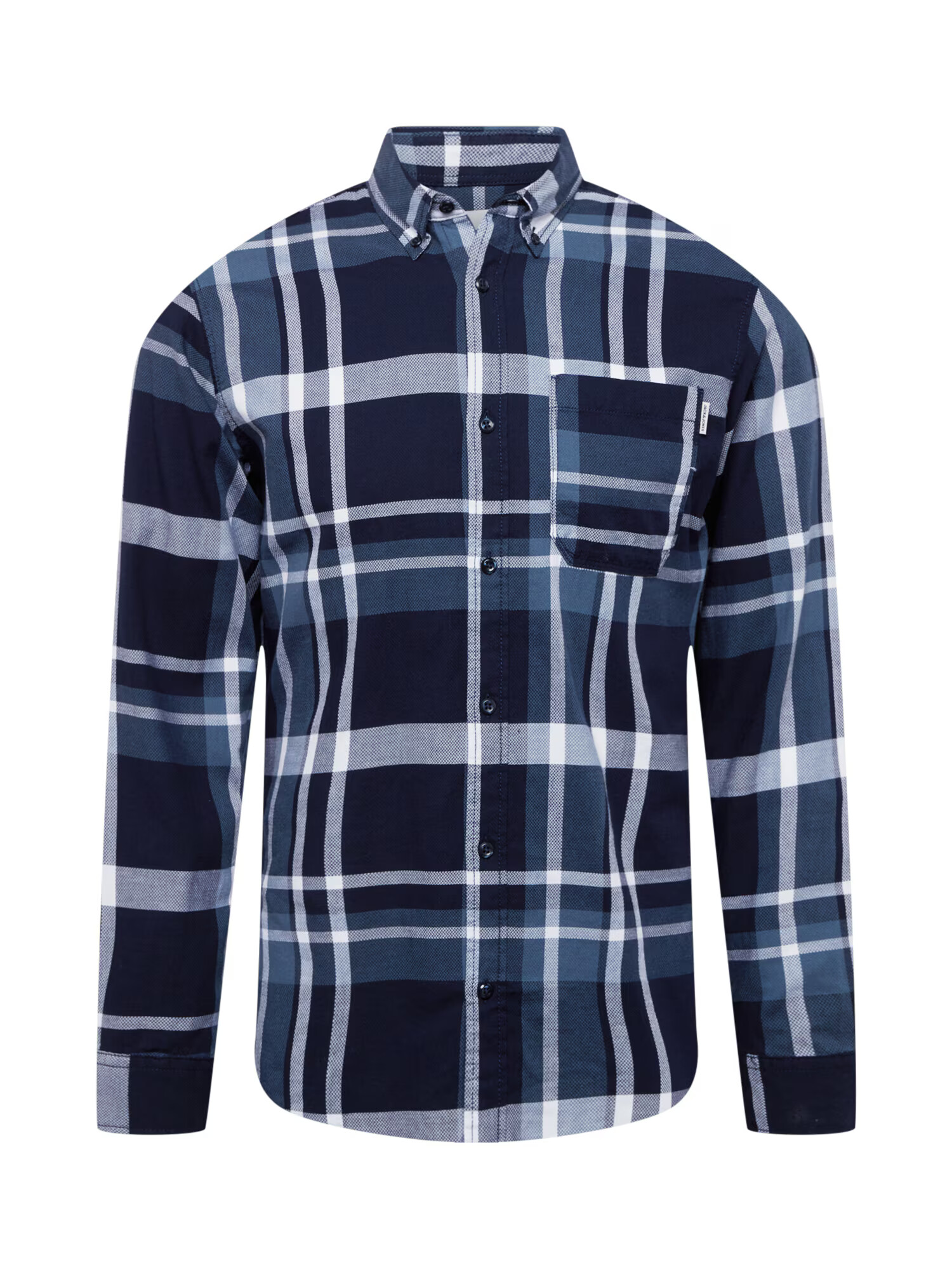 JACK & JONES Srajca 'MIX' mornarska / bela - Pepit.si