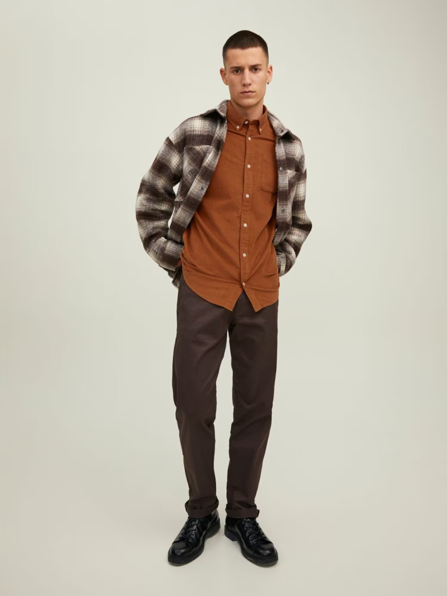 JACK & JONES Srajca oker - Pepit.si