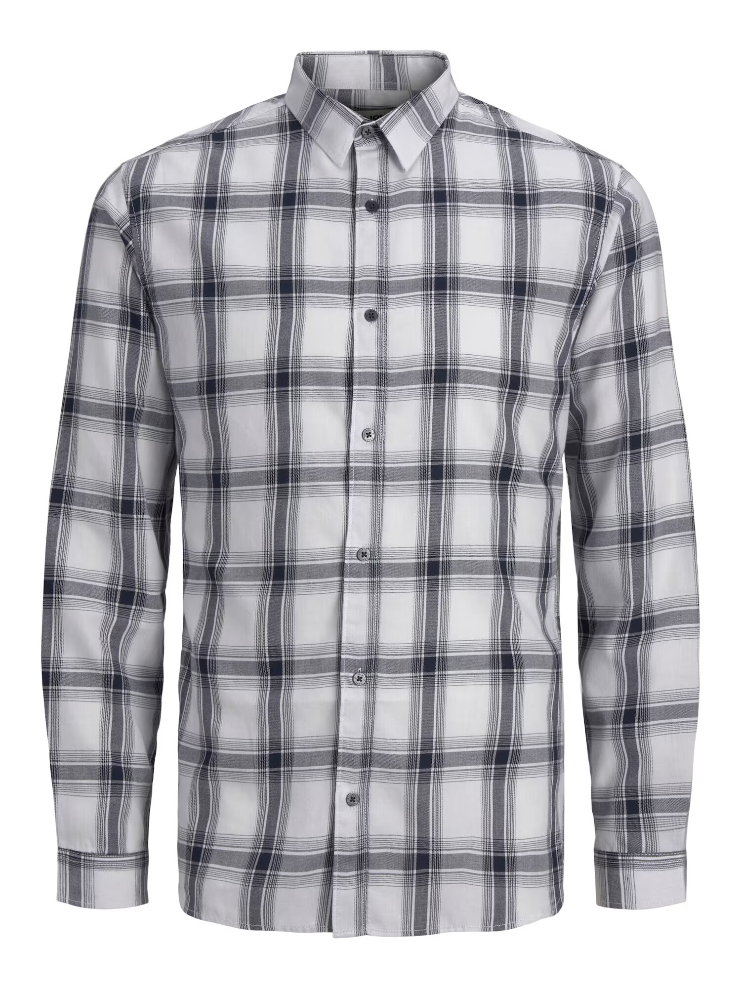 JACK & JONES Srajca 'ORION' mornarska / temno siva / bela - Pepit.si