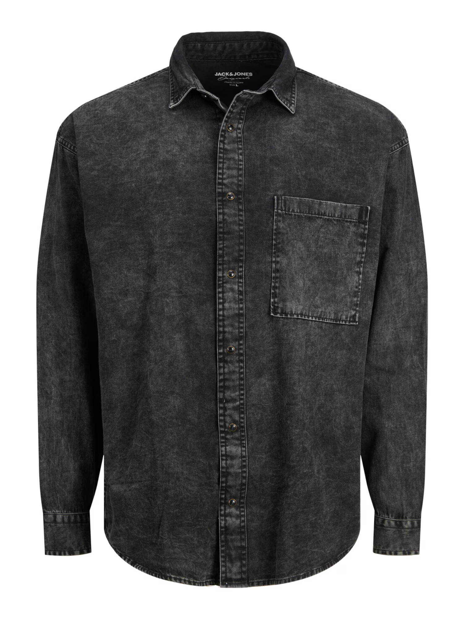 JACK & JONES Srajca 'OWEN' grafit - Pepit.si