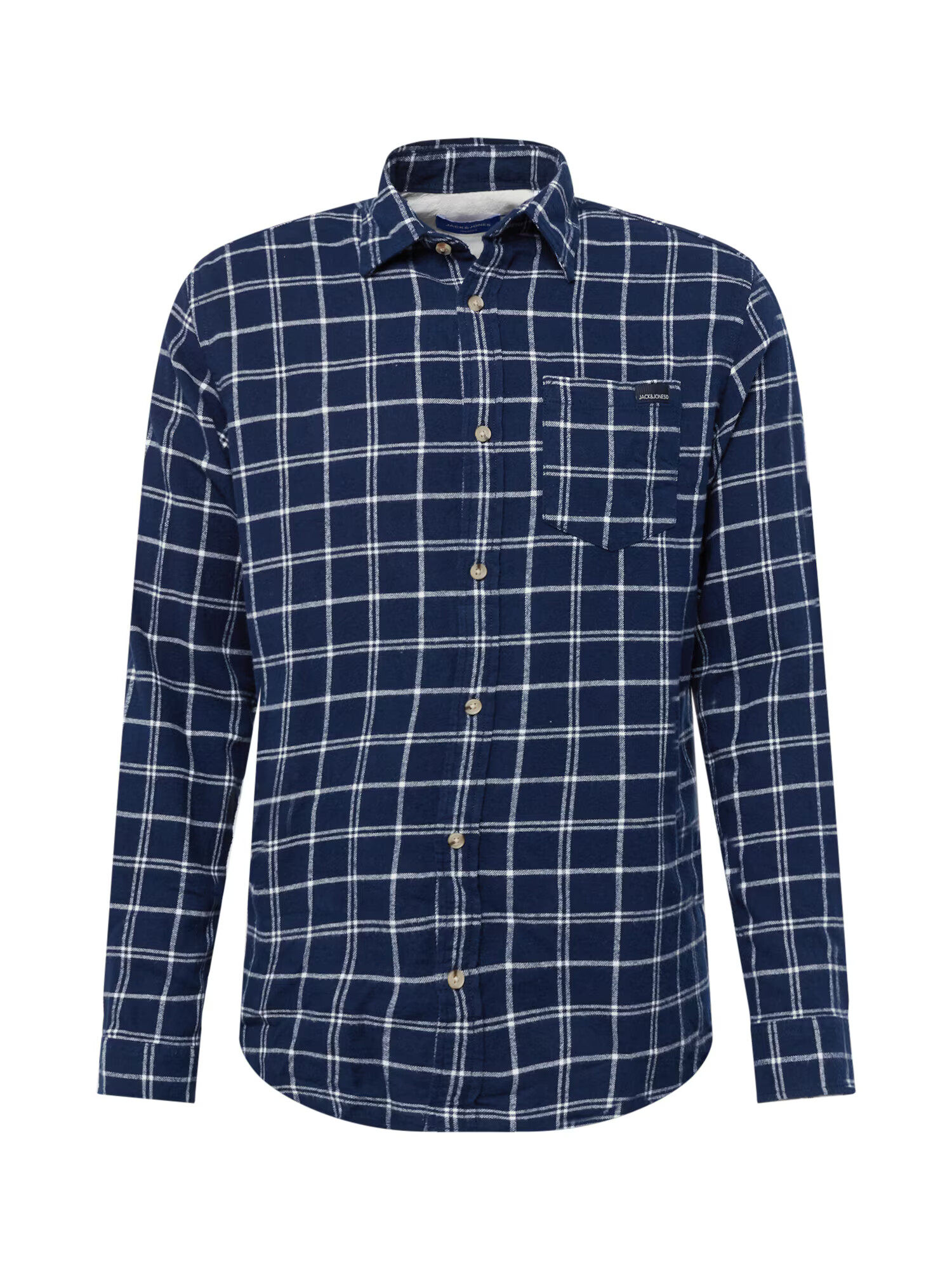 JACK & JONES Srajca 'OWEN' mornarska / bela - Pepit.si