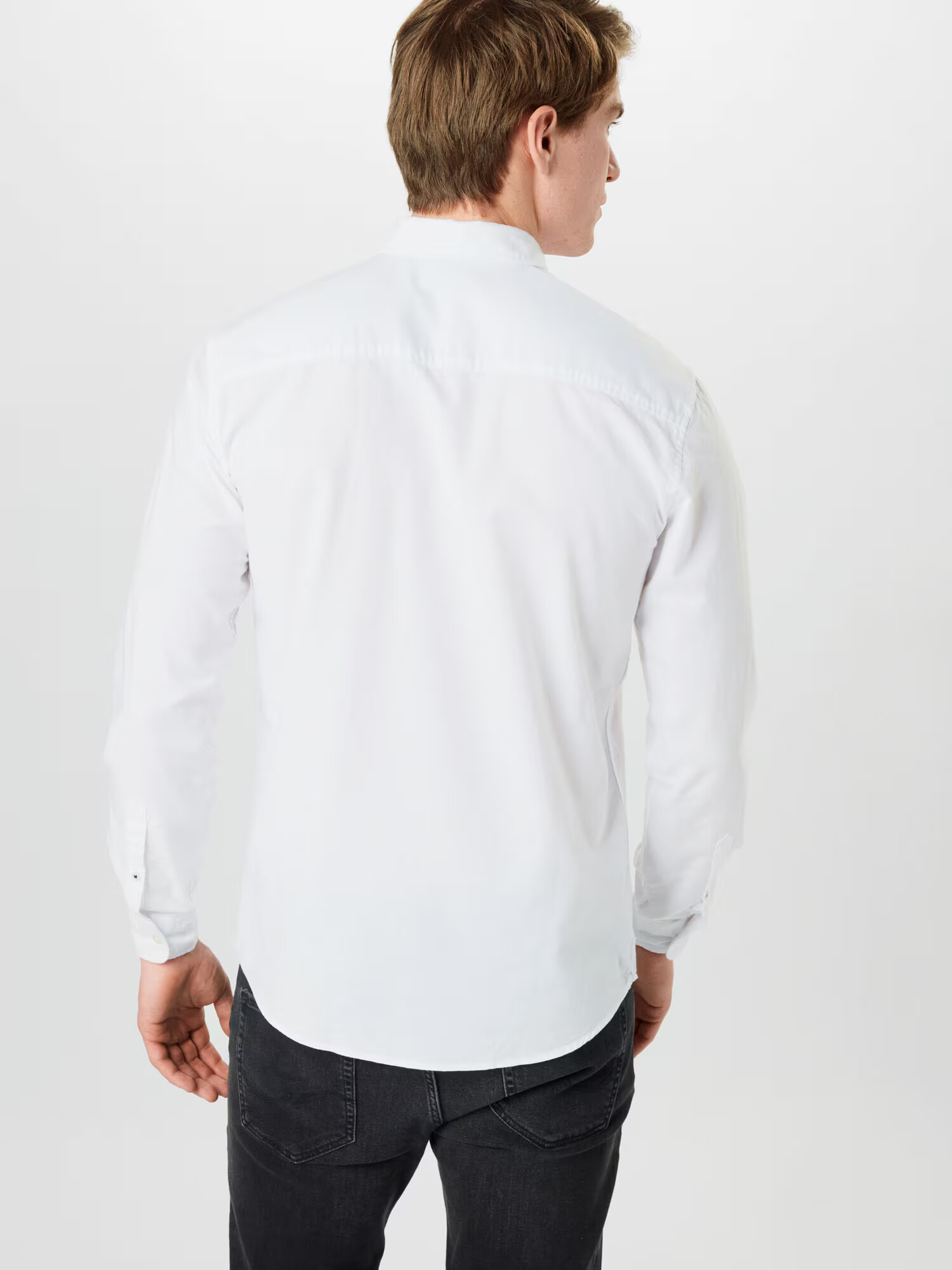 JACK & JONES Srajca 'Oxford' bela - Pepit.si