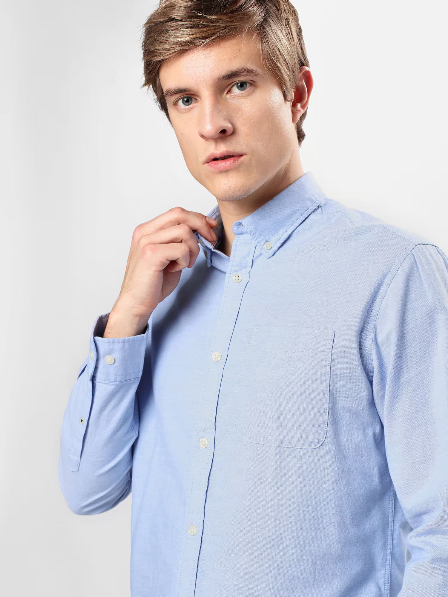 JACK & JONES Srajca 'Oxford' svetlo modra - Pepit.si