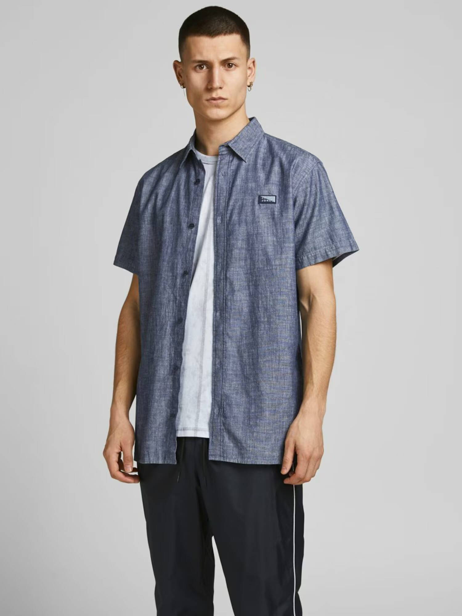 JACK & JONES Srajca 'Portland' temno modra - Pepit.si