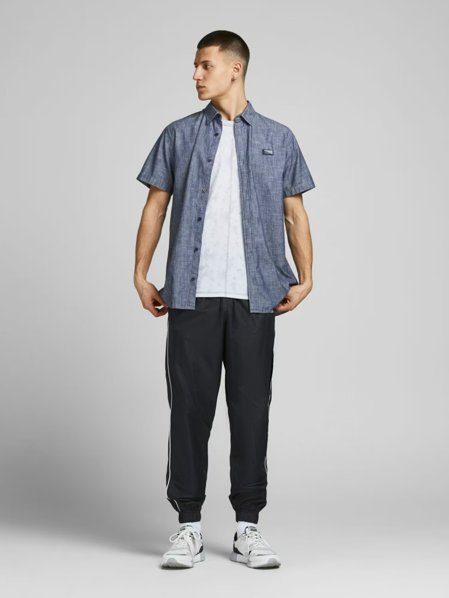 JACK & JONES Srajca 'Portland' temno modra - Pepit.si