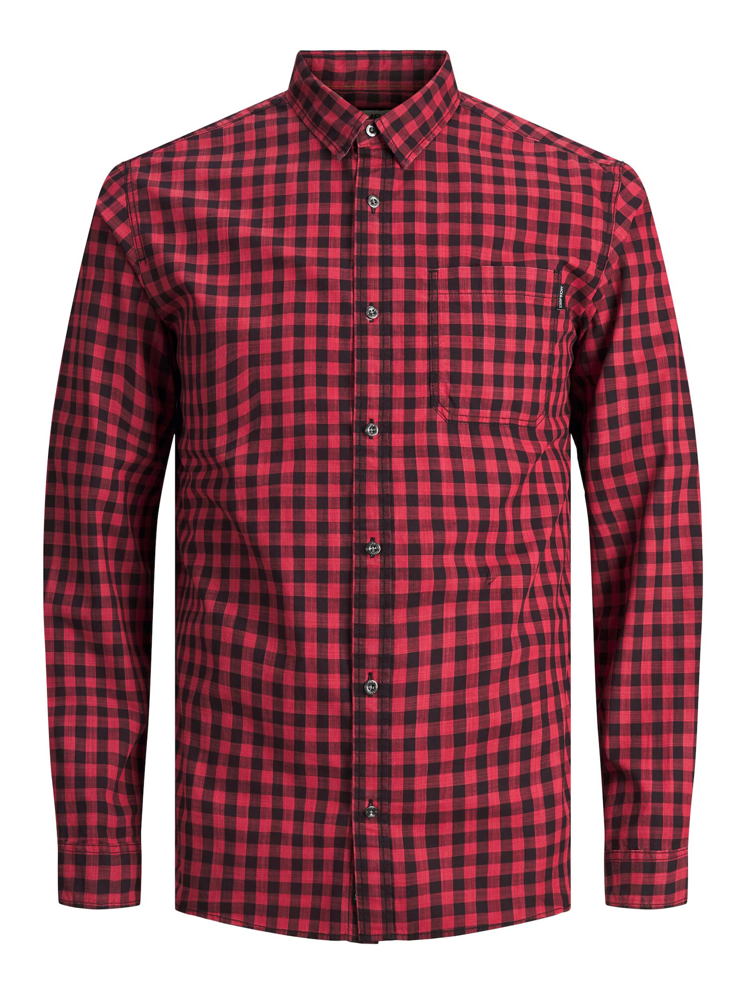 JACK & JONES Srajca rdeča / črna / temno rdeča - Pepit.si