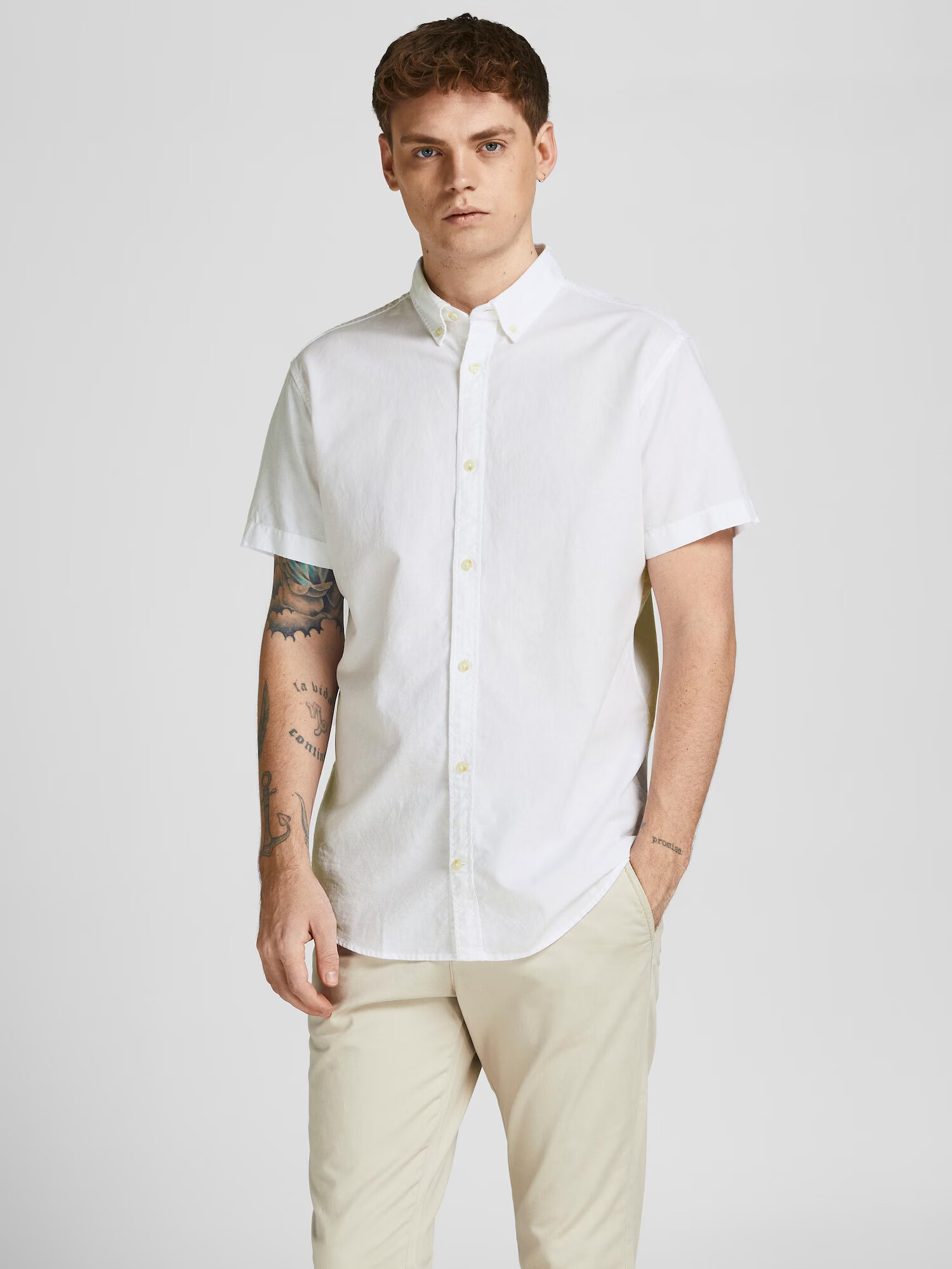 JACK & JONES Srajca 'Summer' bela - Pepit.si