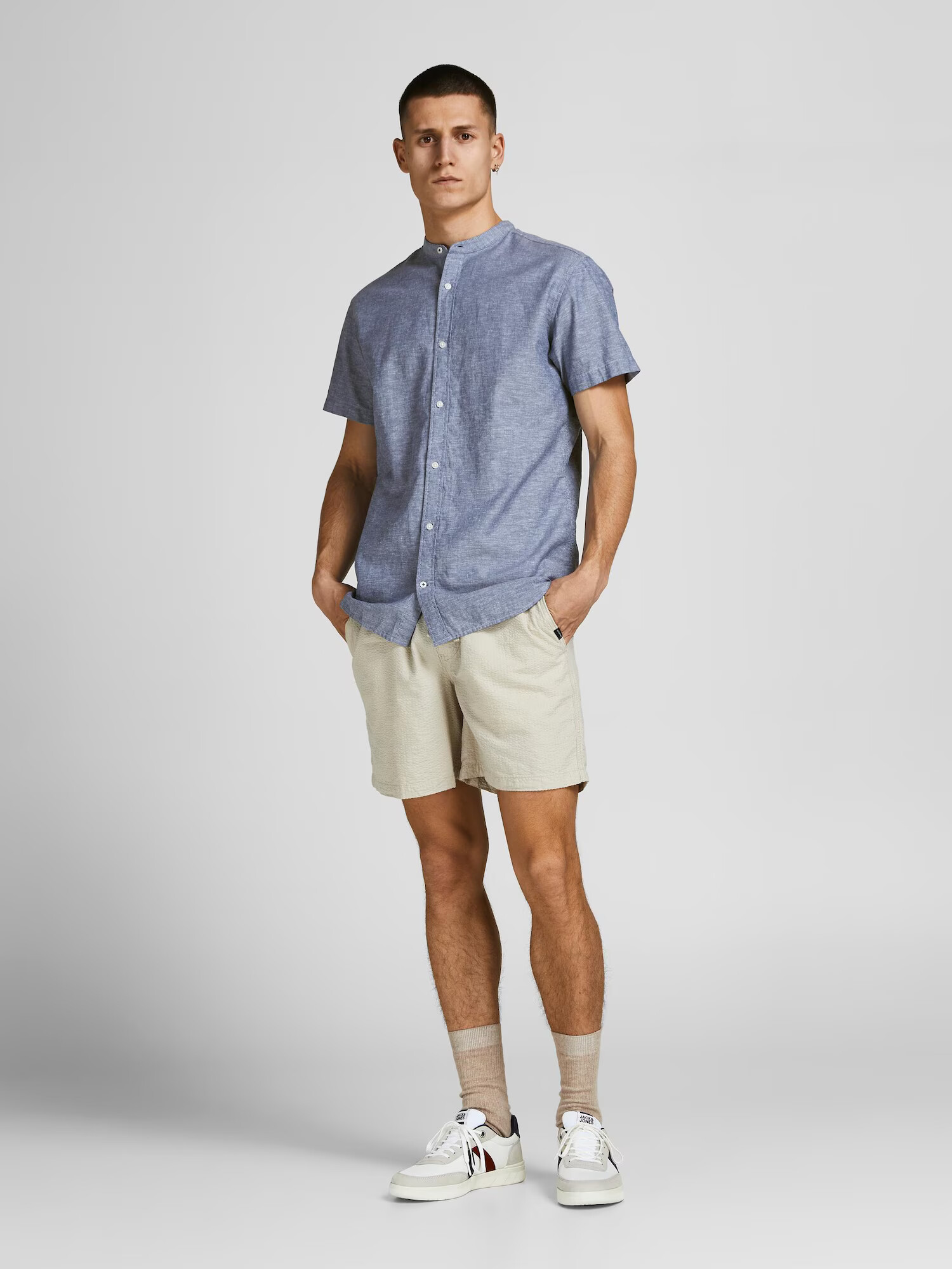 JACK & JONES Srajca svetlo modra - Pepit.si