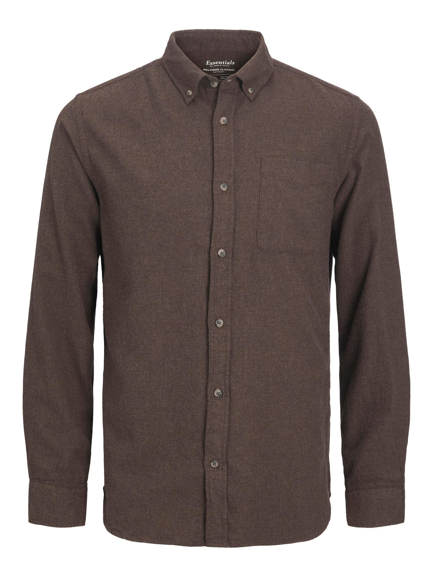 JACK & JONES Srajca temno rjava - Pepit.si