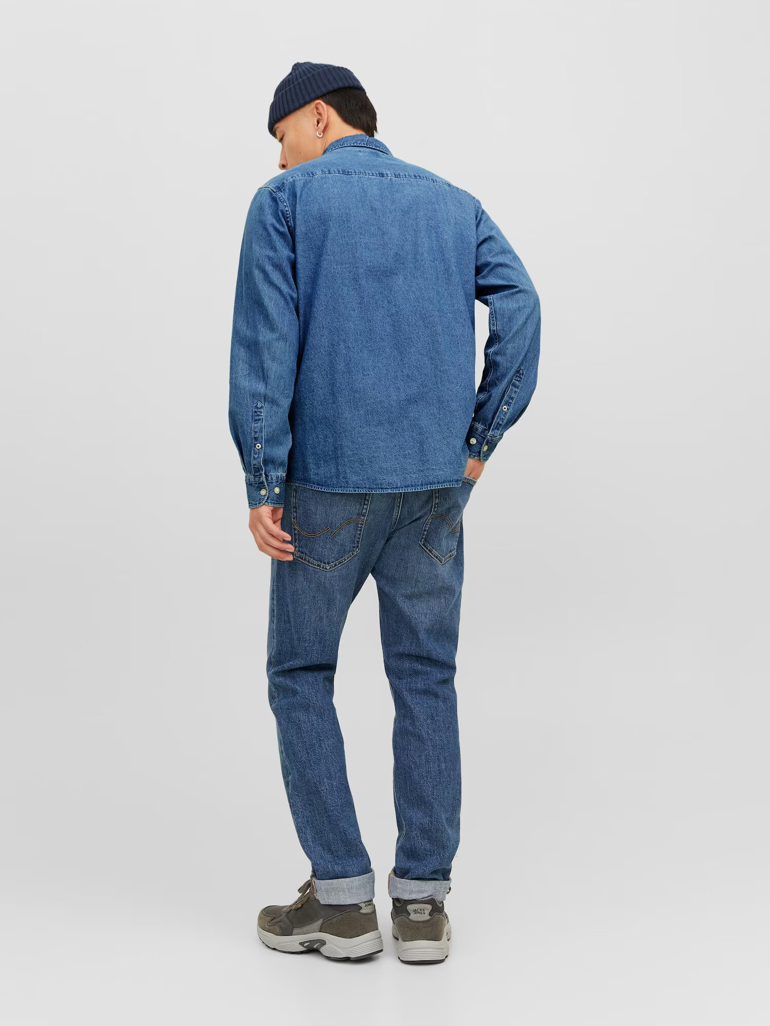 JACK & JONES Srajca 'TEXAS' moder denim - Pepit.si