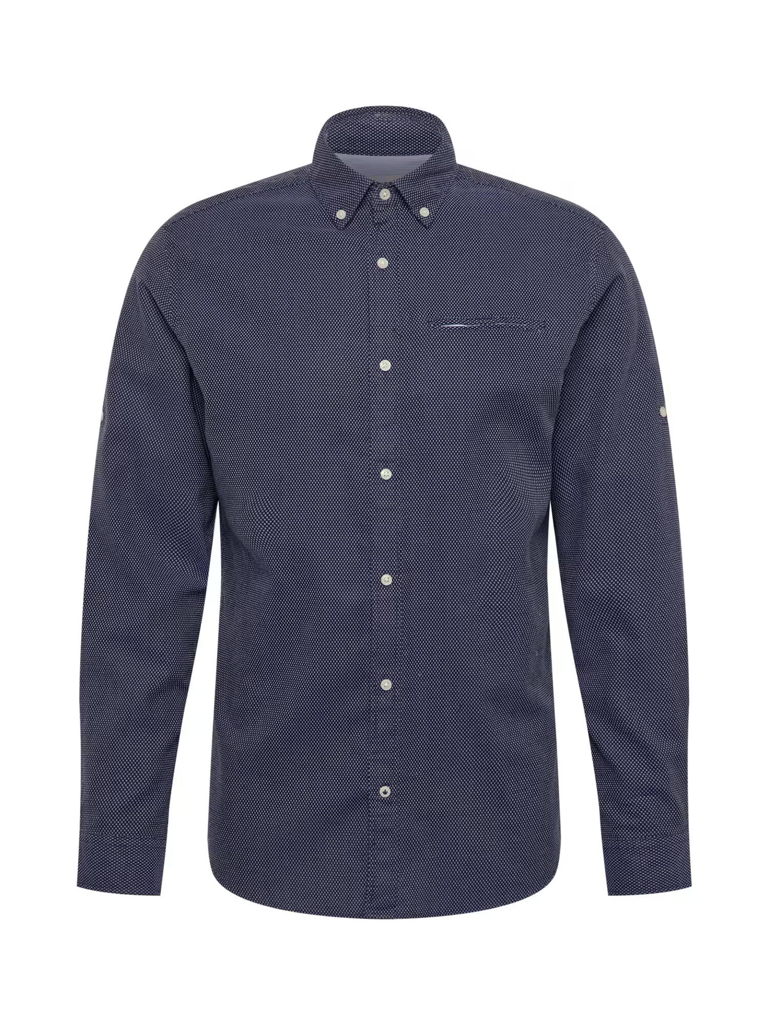 JACK & JONES Srajca 'Thomas' temno modra / siva - Pepit.si