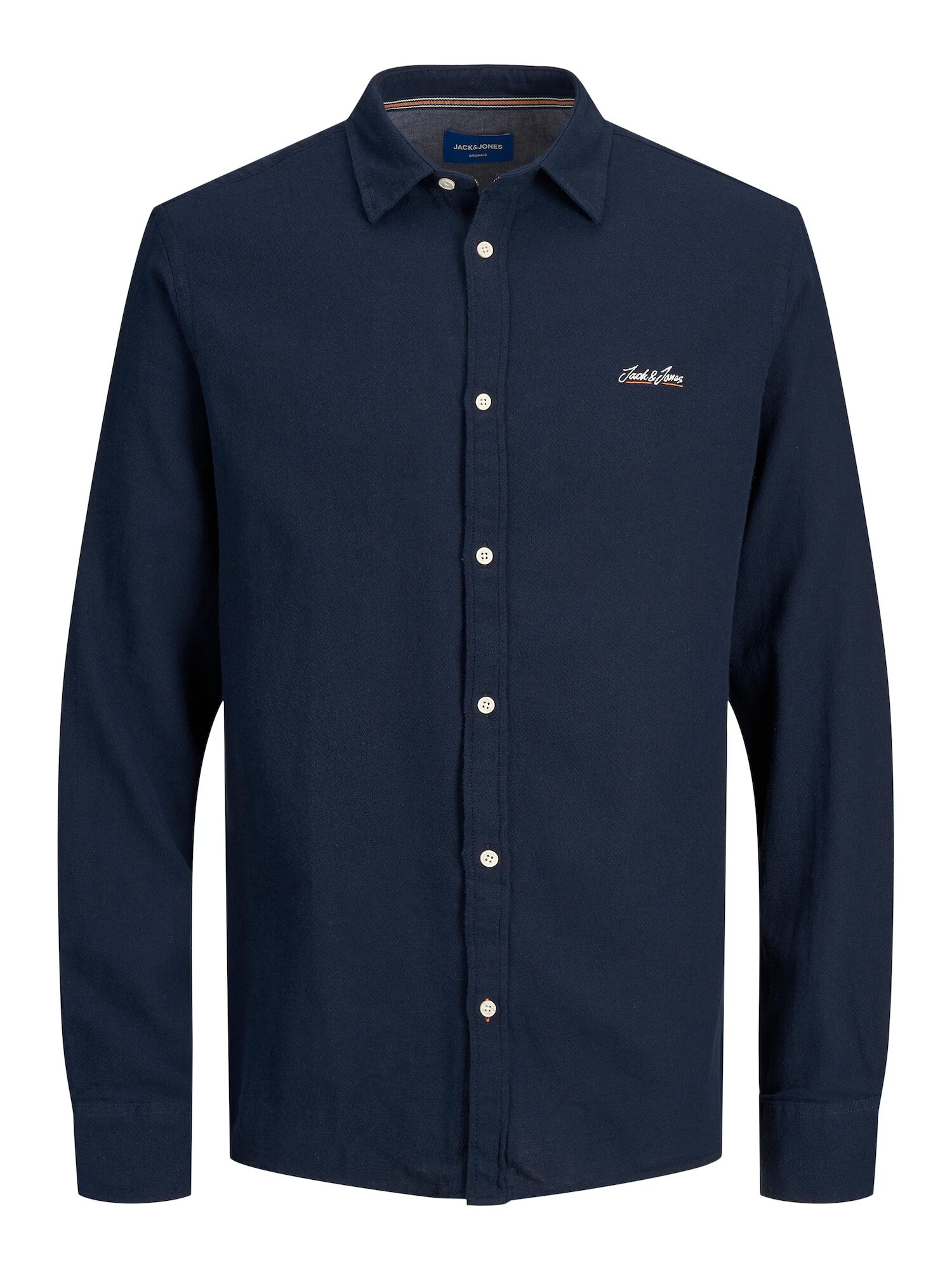 JACK & JONES Srajca 'TONS' temno modra / bela - Pepit.si