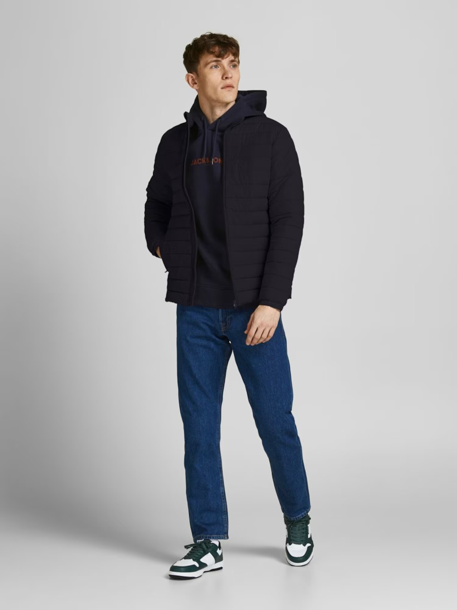 JACK & JONES Prehodna jakna črna - Pepit.si