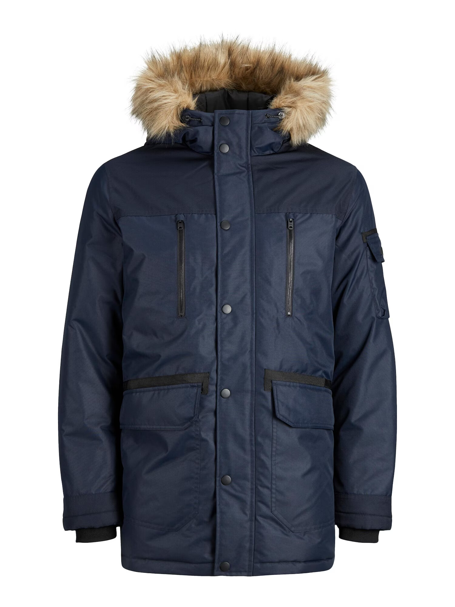 JACK & JONES Zimska jakna 'Globe' temno modra - Pepit.si