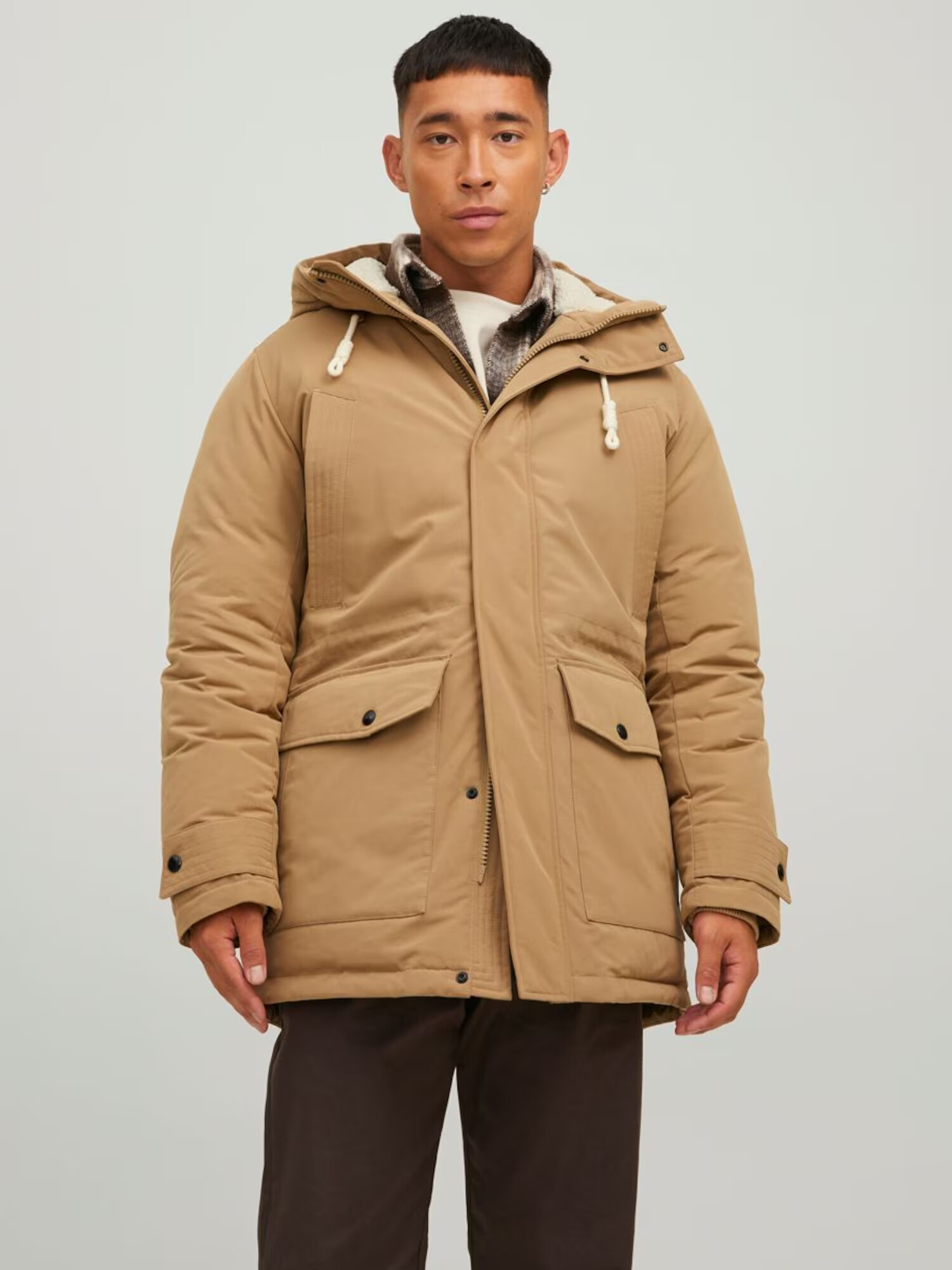 JACK & JONES Zimska jakna 'Mash' chamois - Pepit.si