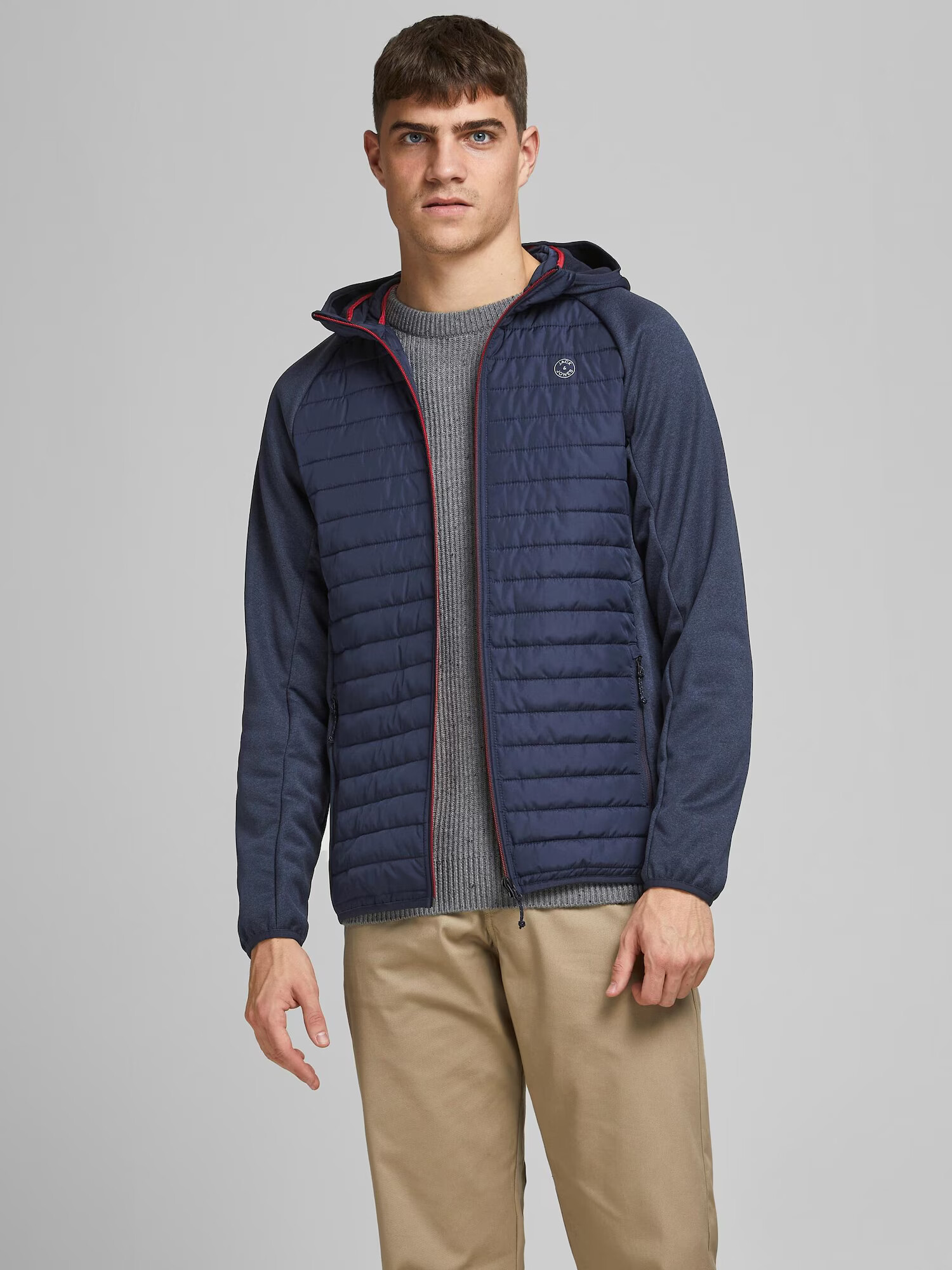 JACK & JONES Zimska jakna mornarska - Pepit.si