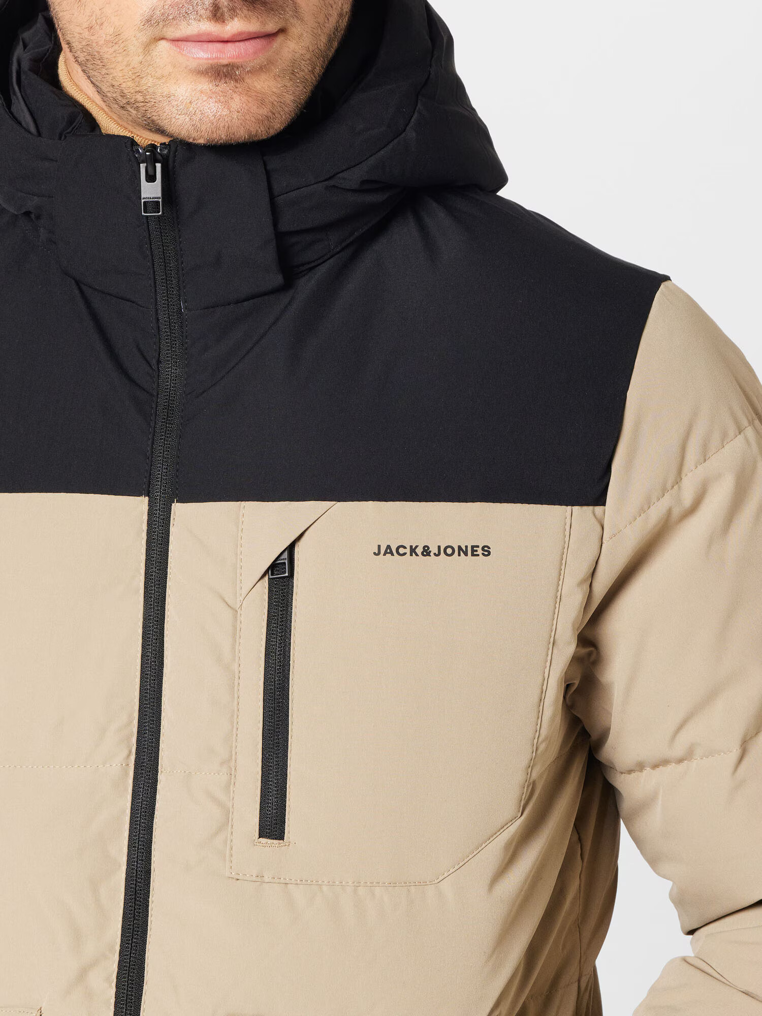 JACK & JONES Zimska jakna 'Otto' kit / črna - Pepit.si