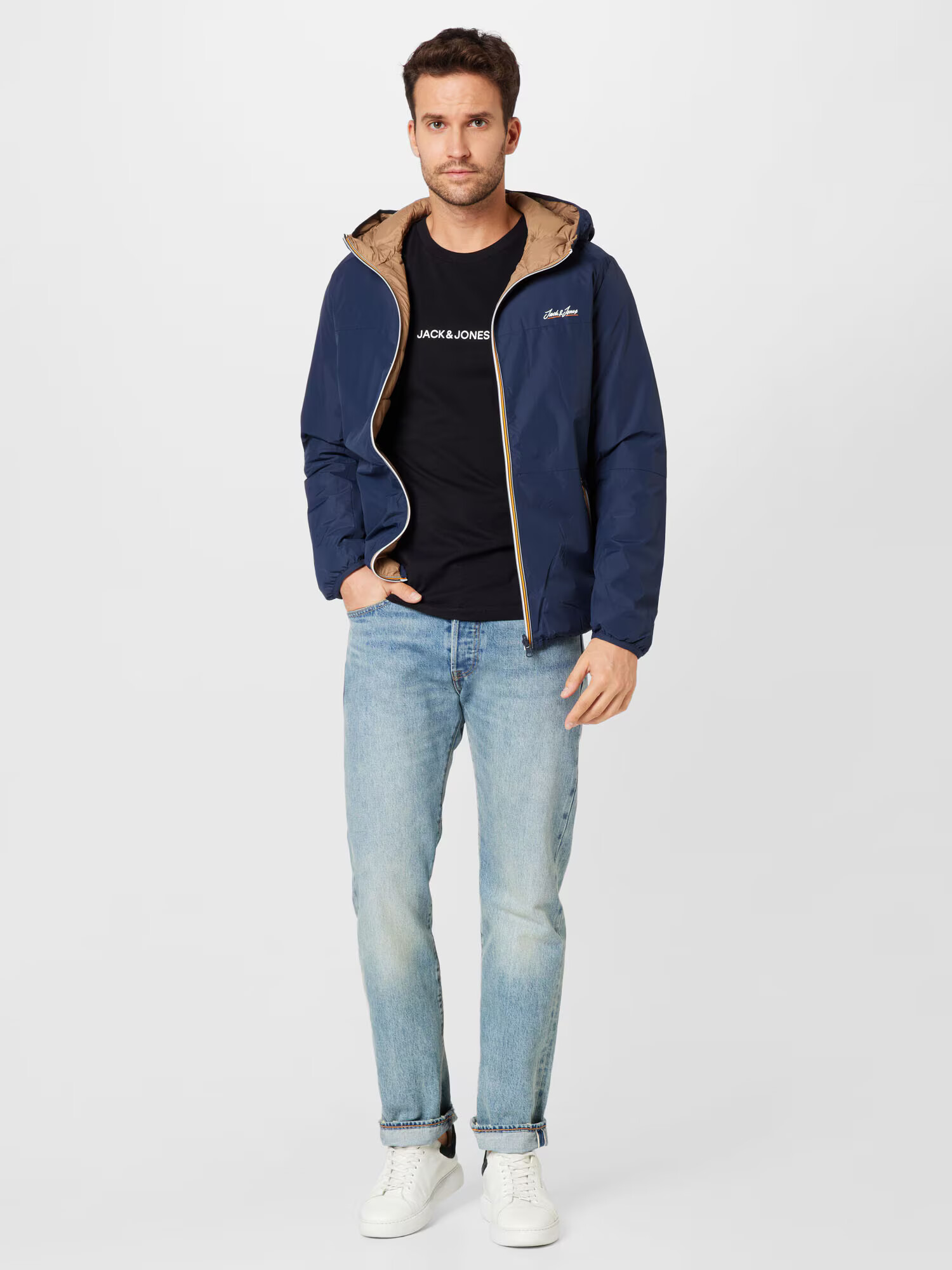 JACK & JONES Zimska jakna 'PAUL' mornarska - Pepit.si