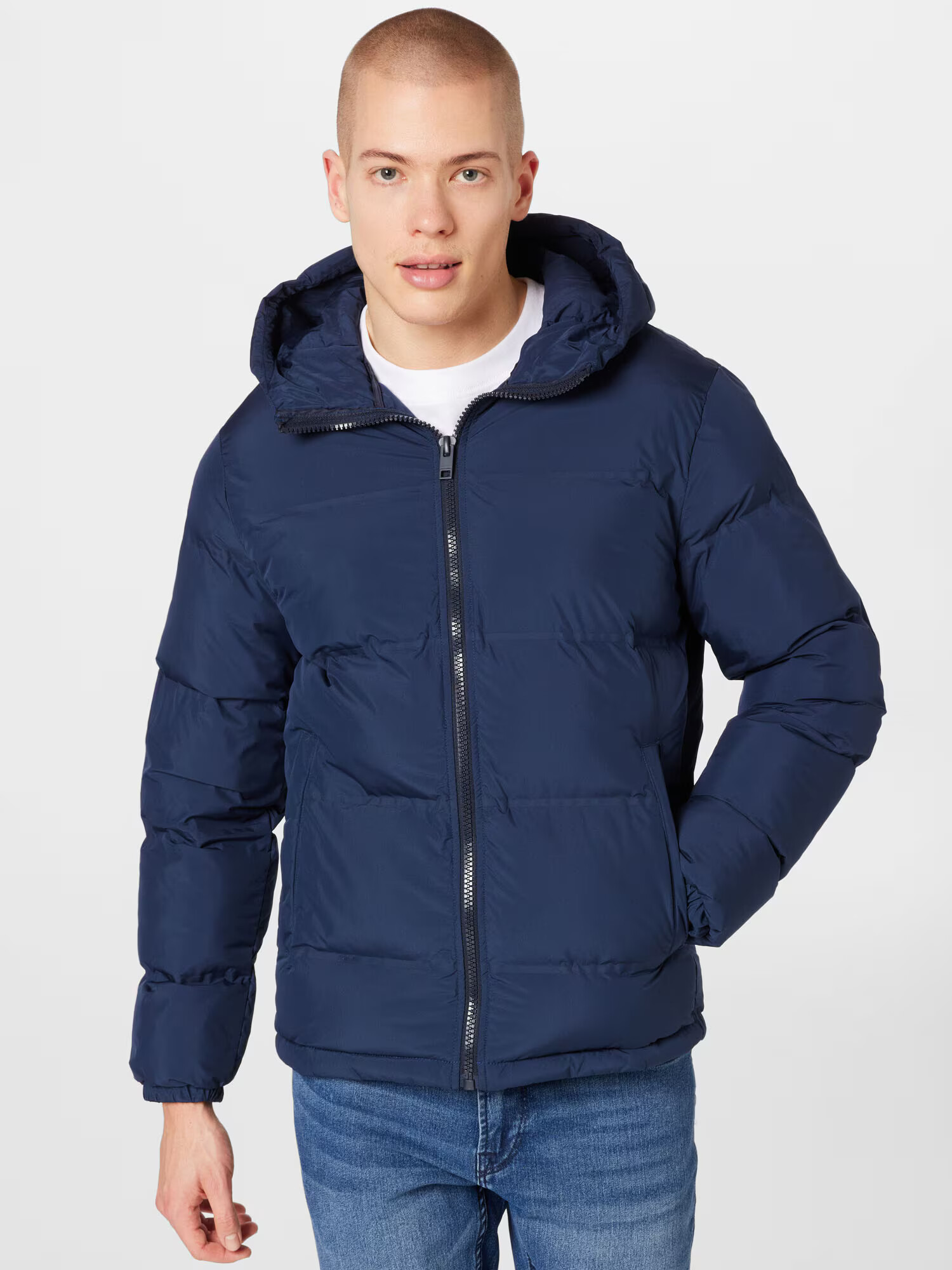 JACK & JONES Zimska jakna temno modra - Pepit.si