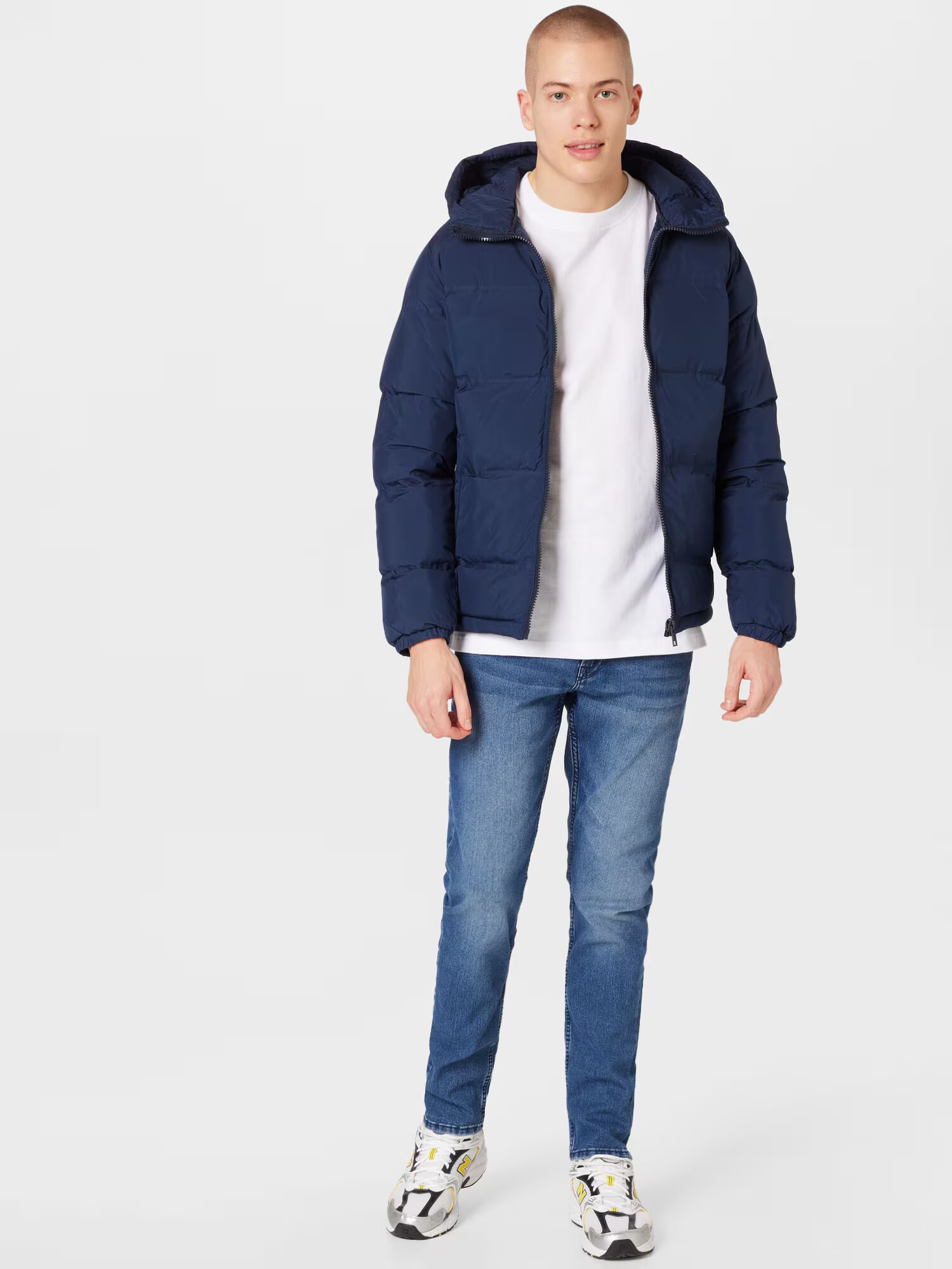 JACK & JONES Zimska jakna temno modra - Pepit.si