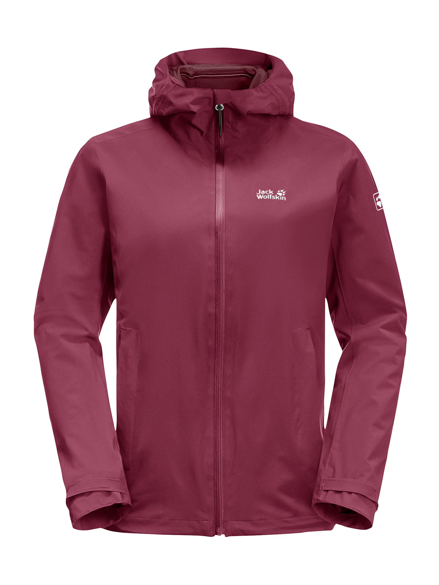 JACK WOLFSKIN Funkcionalna jakna burgund / bela - Pepit.si