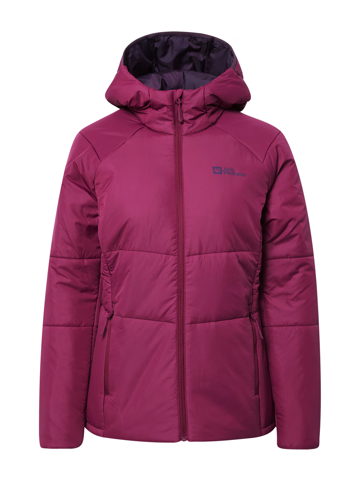 JACK WOLFSKIN Zunanja jakna 'BERGLAND' bazaltno siva / jagoda - Pepit.si