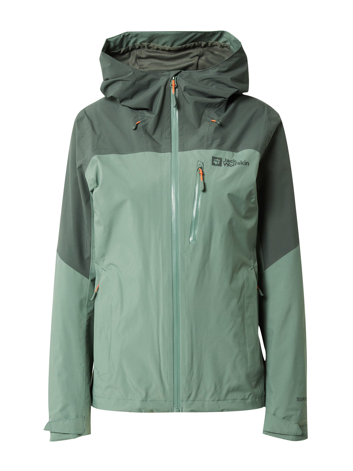 JACK WOLFSKIN Zunanja jakna oliva / temno zelena / oranžna - Pepit.si