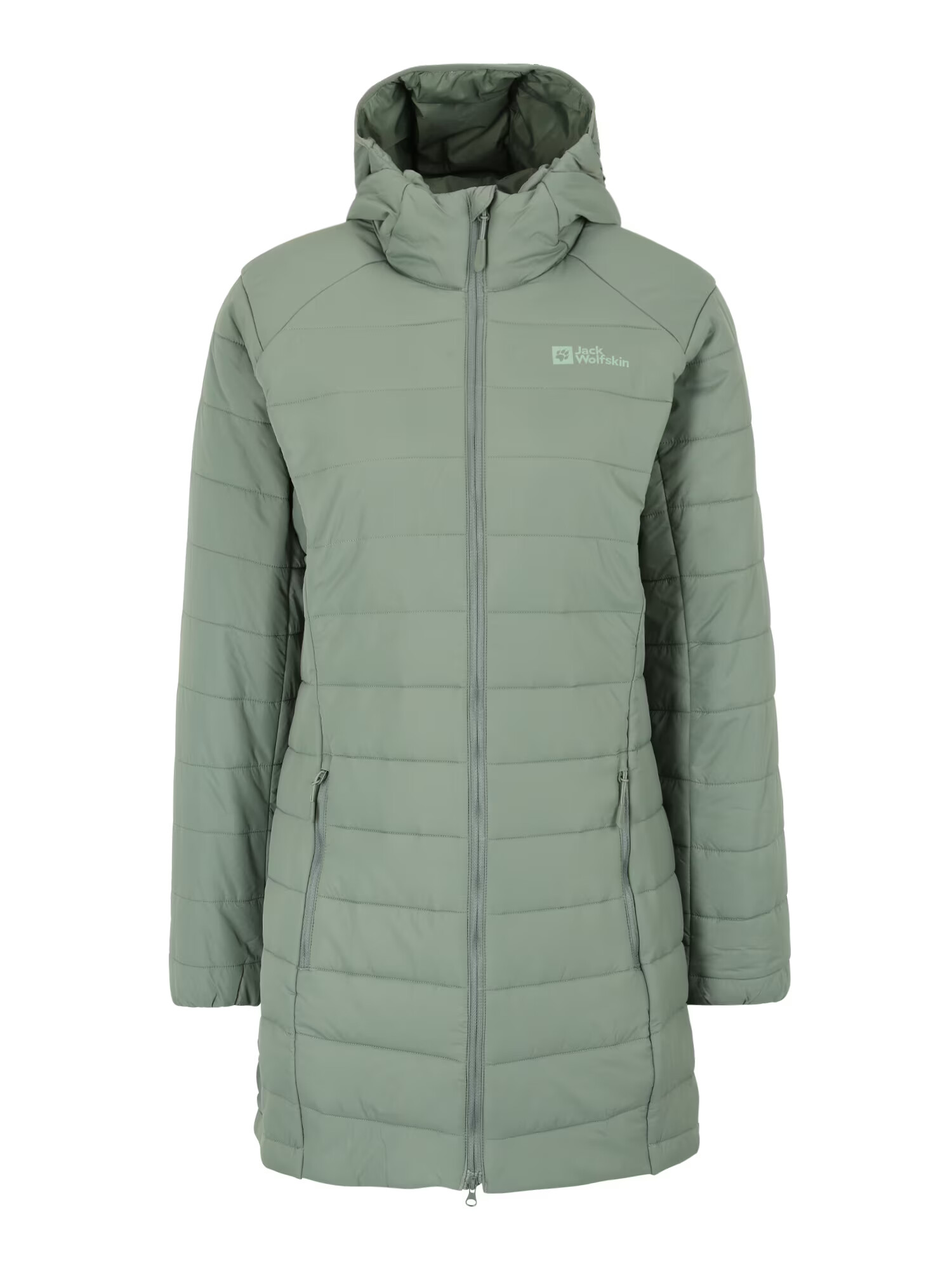 JACK WOLFSKIN Zunanji plašč 'BERGLAND' pastelno zelena - Pepit.si